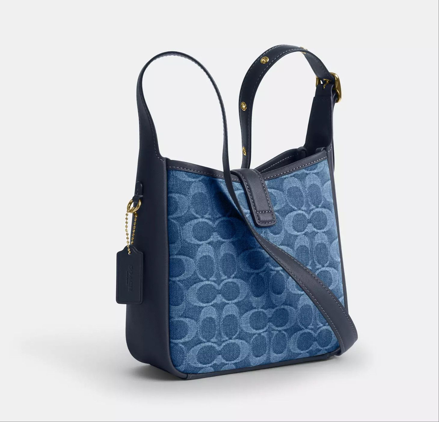 Coach Hadley Mini Crossbody Bag In Signature Denim CCZ44 Size ONE SIZE - 8 Thumbnail