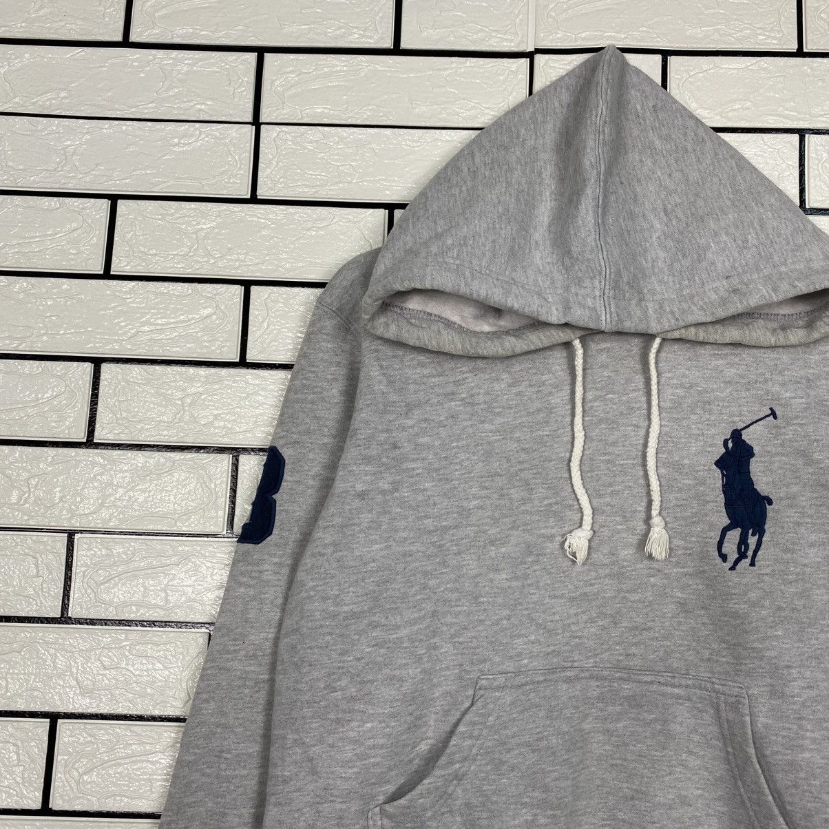 Polo Ralph Lauren 📌Vintage Hoodie Pull Over Polo Ralph Lauren Big Pony Size US S / EU 44-46 / 1 - 8 Thumbnail