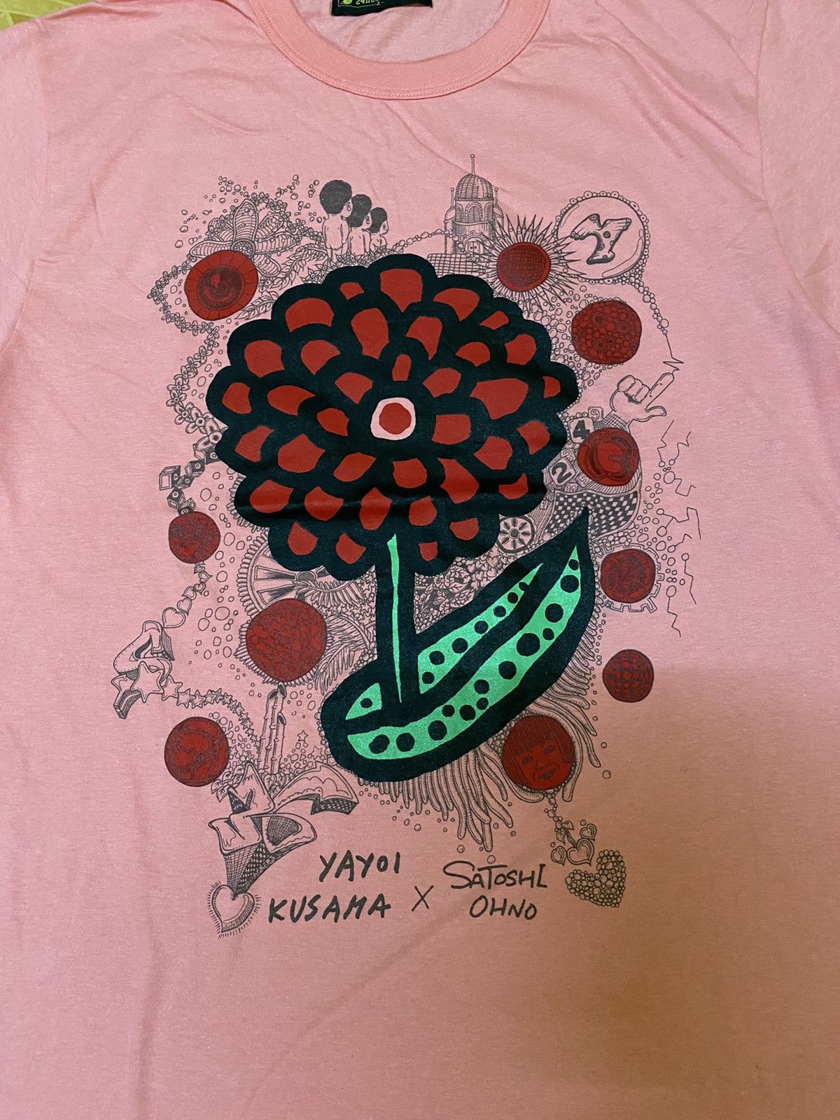 Japanese Brand × Yayoi Kusama 24 hour television yayoi kusama X satoshi ohno floral tee Size S / US 4 / IT 40 - 3 Thumbnail
