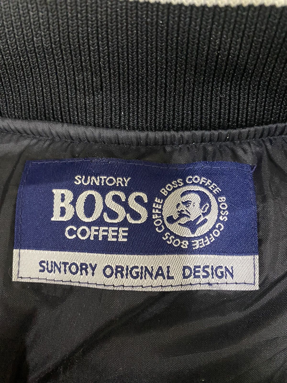 Japanese Brand Vintage Suntory Coffee Boss Black Gold Jacket Size US XL / EU 56 / 4 - 19 Thumbnail