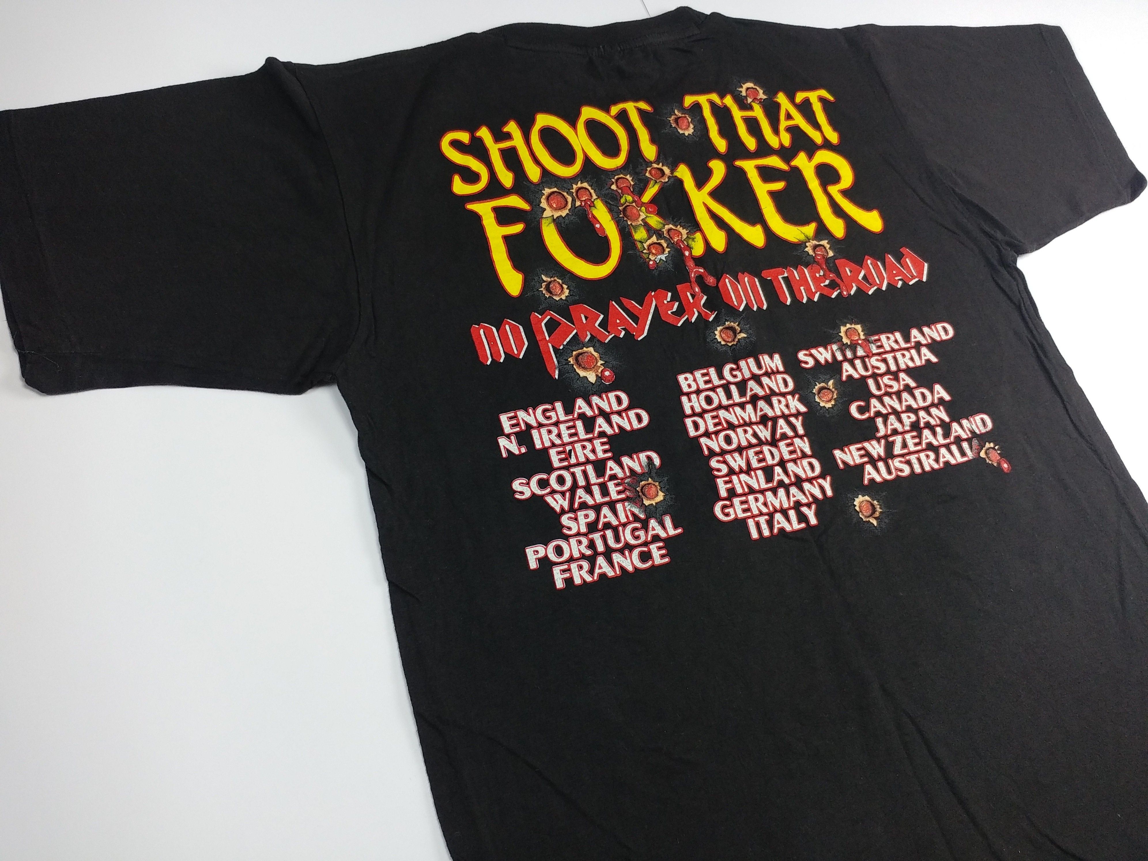 Vintage Vintage Iron Maiden T-Shirt 1990 No Prayer On The Road L Size US L / EU 52-54 / 3 - 6 Thumbnail