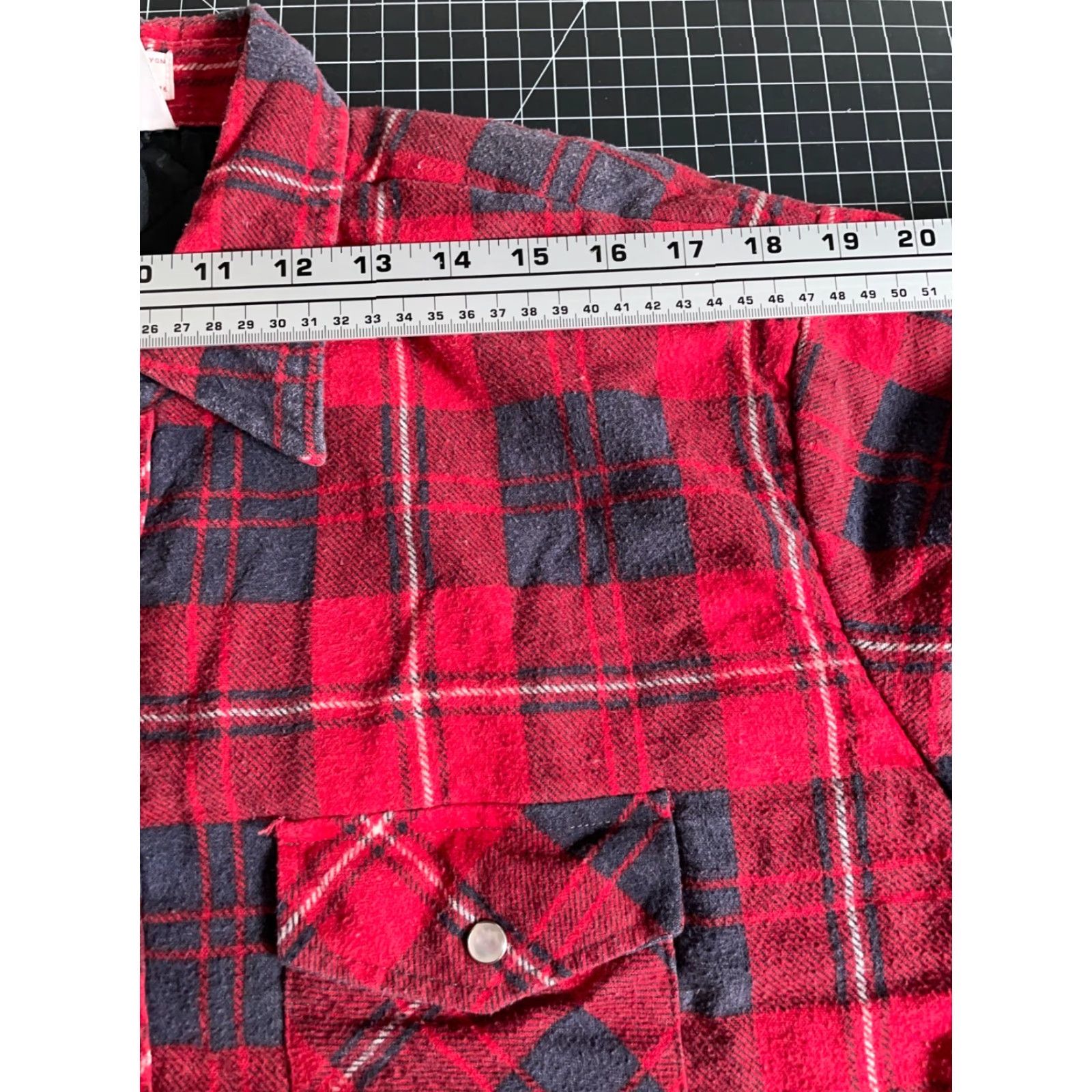 Vintage VINTAGE Hunting Club Flannel Shirt Jacket Mens M Red Plaid Pearl Snap Shacket Size US M / EU 48-50 / 2 - 7 Thumbnail