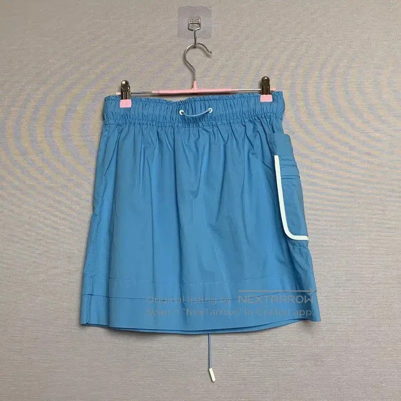 Fendi Fendi Summer Blue Cotton Drawstring Skirt . Size 28" / US 6 / IT 42 - 2 Thumbnail