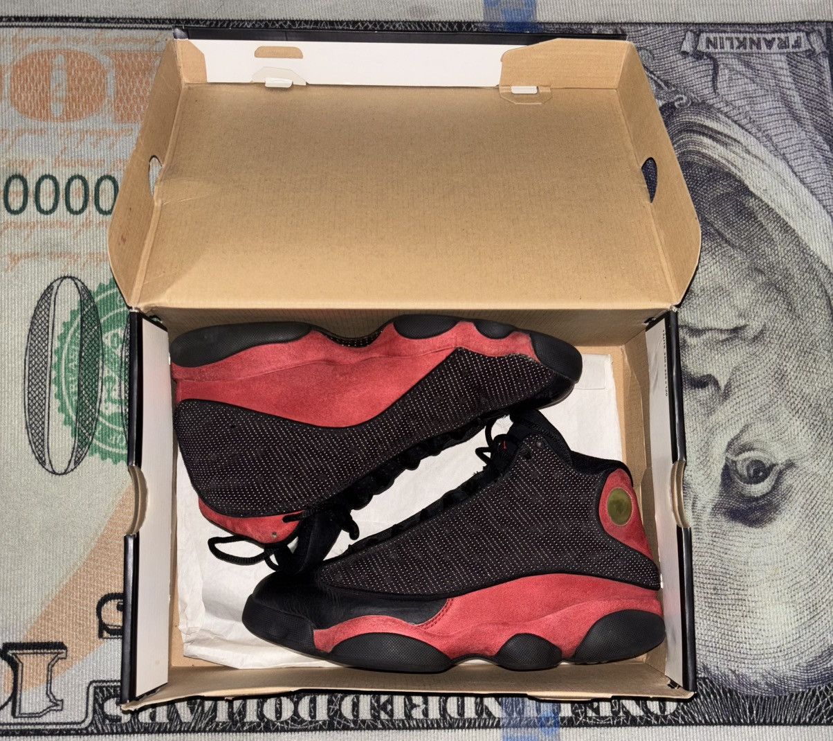 Jordan Brand Jordan 13 Bred Retro 2013 Size 8 Size US 8 / EU 41 - 3 Thumbnail