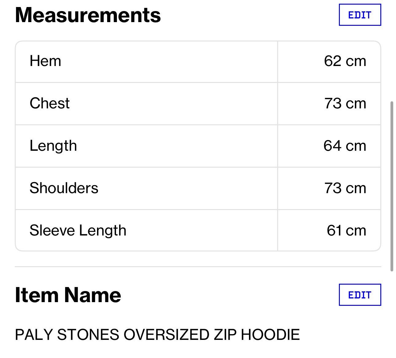 Paly Hollywood STONES NO EXPECTATIONS ZIP HOODIE AND SWEATPANTS Size US L / EU 52-54 / 3 - 18 Thumbnail