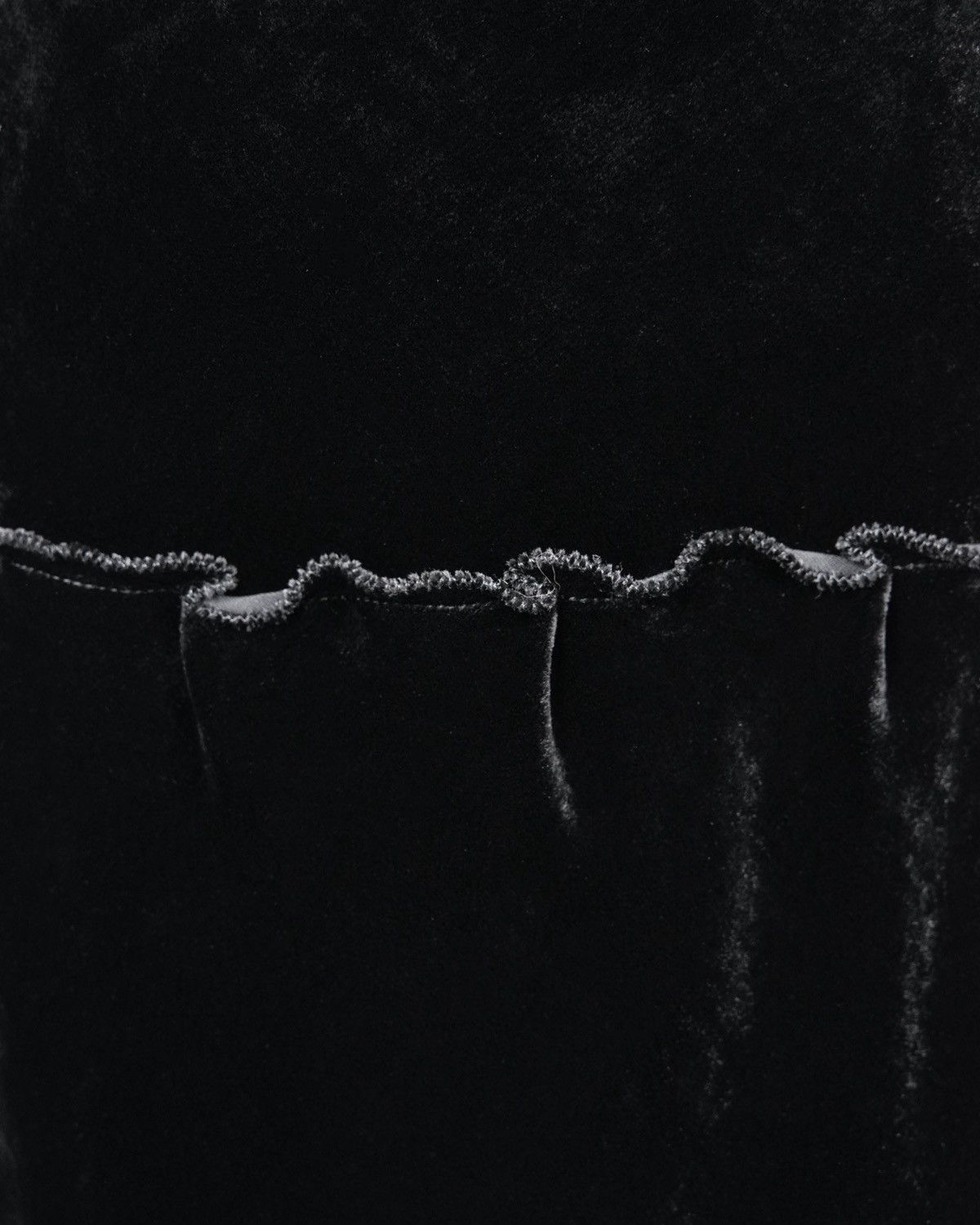 Miu Miu Miu Miu Black Velour Slip Dress Size M / US 6-8 / IT 42-44 - 5 Thumbnail