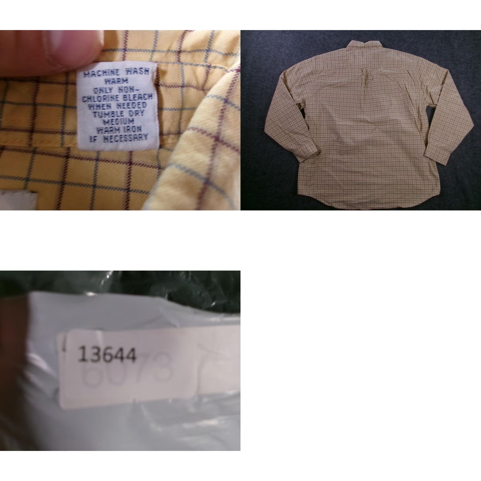 Gap GAP Shirt Mens M Yellow Plaid Oxford Classic Office Casual Heritage OCBD Button-Up Pocket Long Sleeve Size US M / EU 48-50 / 2 - 8 Thumbnail