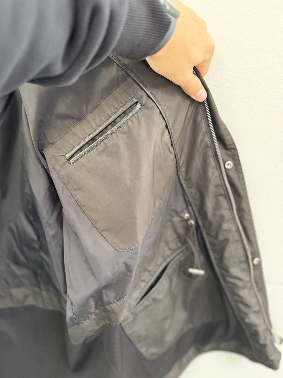 Z Zegna Z Zegna Hidden Nylon leather jacket Size US XXL / EU 58 / 5 - 18 Thumbnail