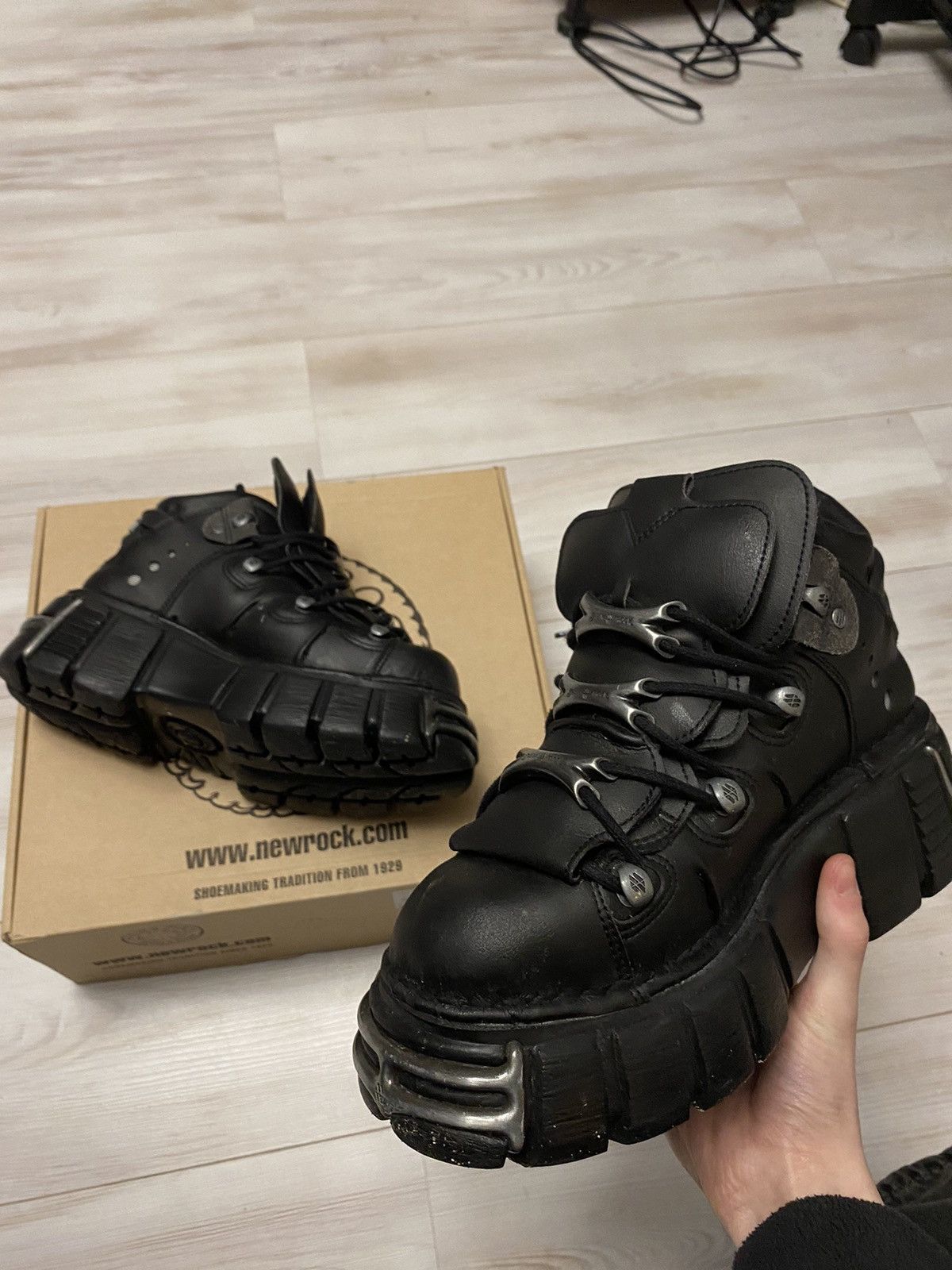 Designer New rock ancle boots | Grailed
