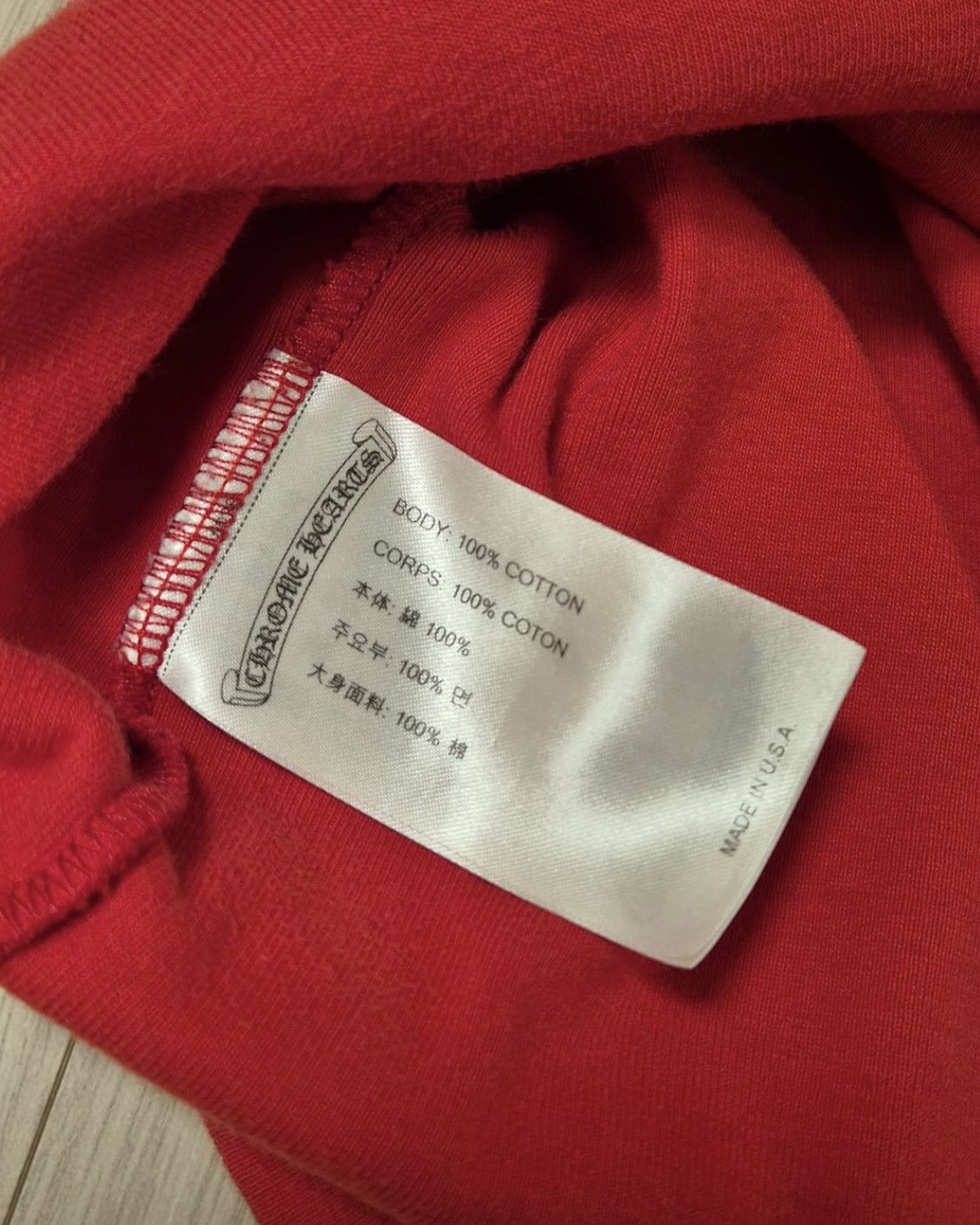 Chrome Hearts *rare* Neck Script Longsleeve Tee Size US XL / EU 56 / 4 - 5 Thumbnail