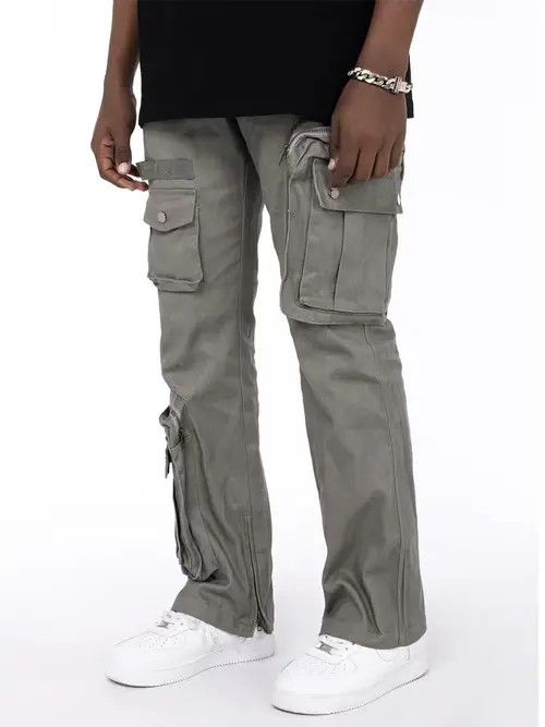 Japanese Brand multi function pocket zip outdoor tech cargo pants Size US 32 / EU 48 - 1 Thumbnail