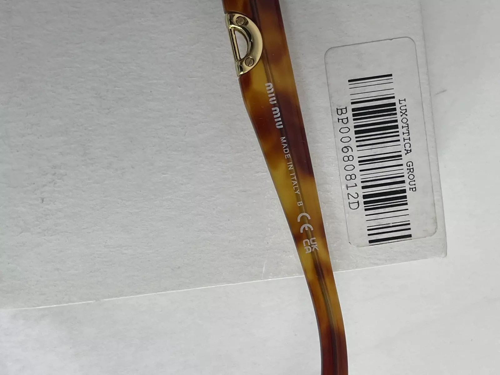 Miu Miu MIU MIU CHARM MU01XS Honey Luxury Fashion Sunglasses 01X Size ONE SIZE - 2 Thumbnail