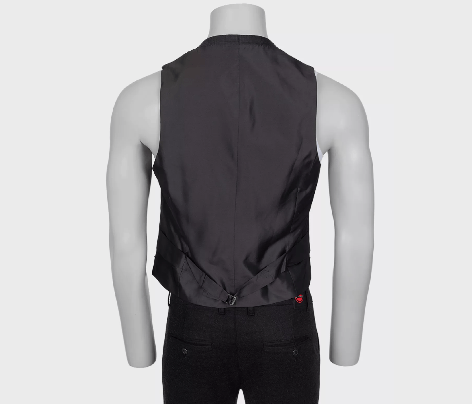 Tom Ford Tom Ford Black Check Wool Waistcoat IT48 M Size 48R - 3 Thumbnail