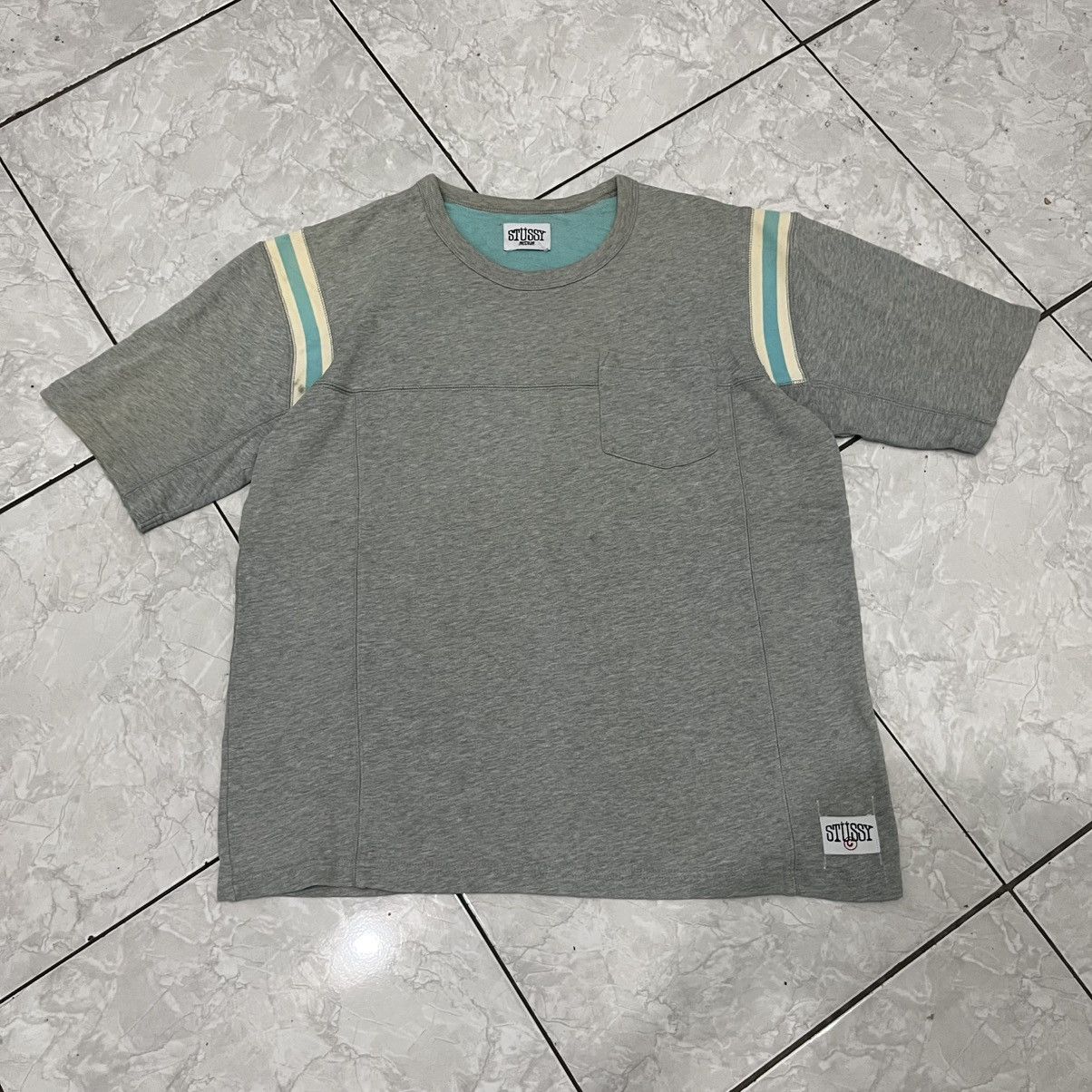 Stussy Crazy vintage🩶90s Stussy Pocket tee Size US M / EU 48-50 / 2 - 1 Thumbnail