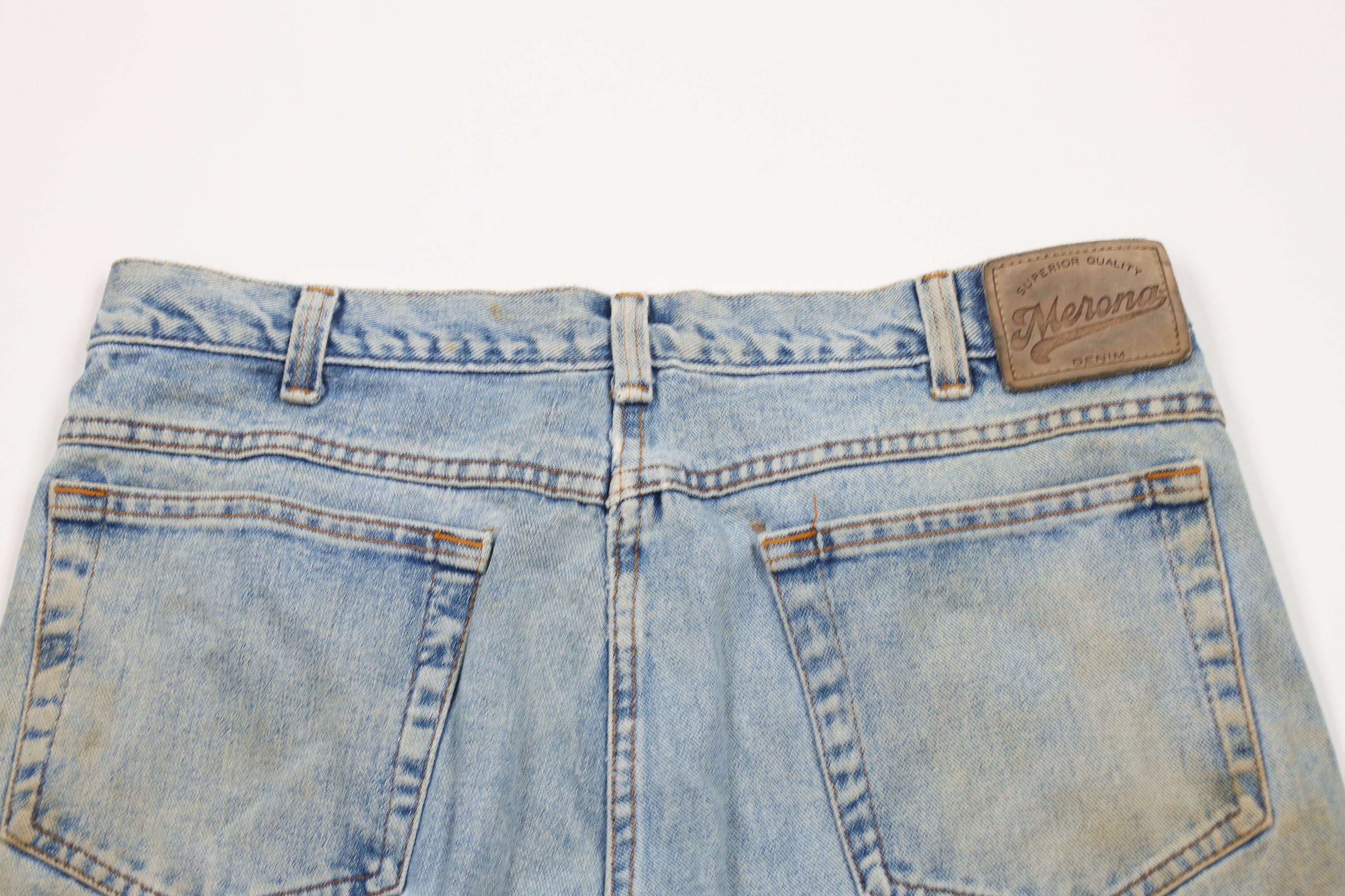 Vintage Vintage 90s Streetwear Straight Leg Denim Jeans Blue Cotton Size US 32 / EU 48 - 9 Thumbnail