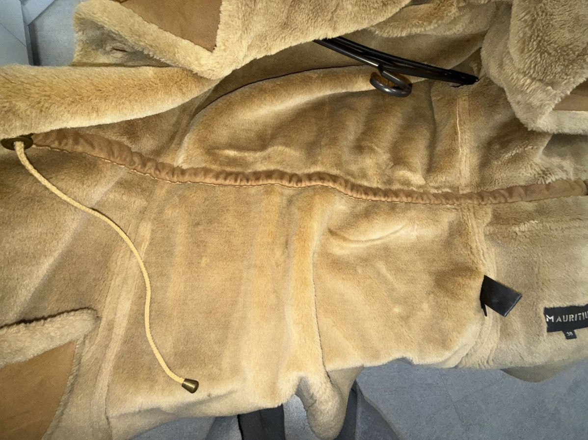 Vintage Vintage Shearling Hooded Coat – Brown Suede – Size 38 Size M / US 6-8 / IT 42-44 - 8 Thumbnail