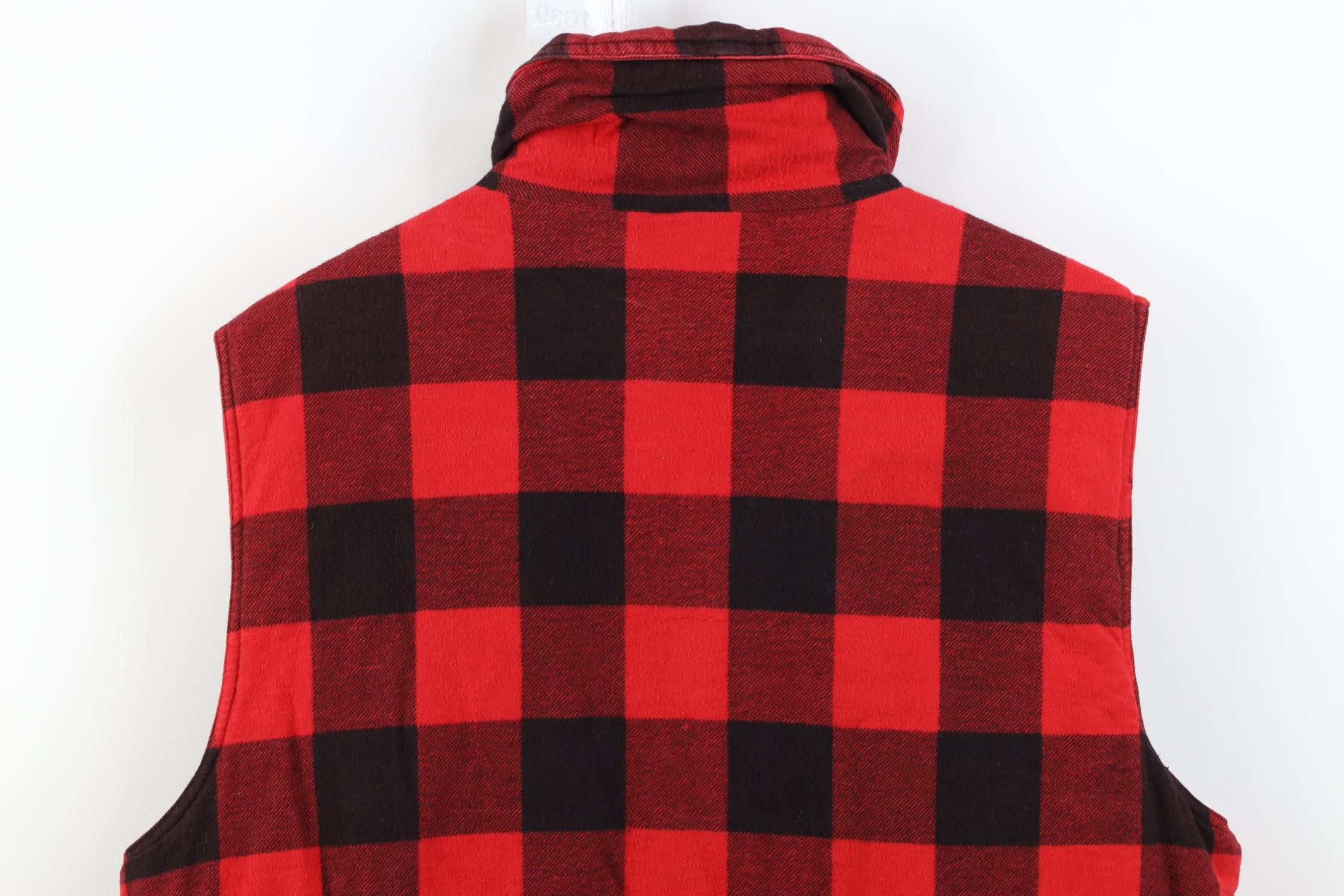 Vintage Vintage 90s Streetwear Puffer Vest Jacket Buffalo Plaid Size US M / EU 48-50 / 2 - 12 Thumbnail