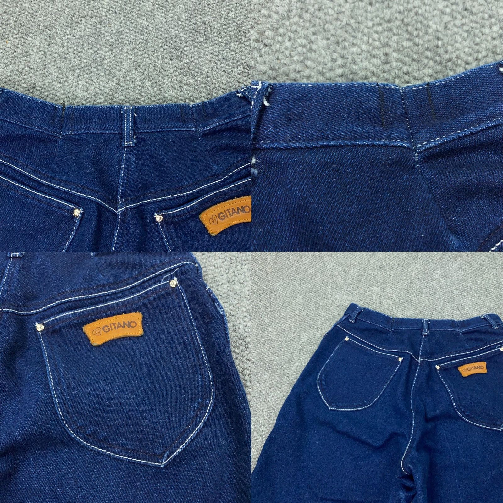 Vintage VINTAGE Gitano Jeans Womens 34 (31" Waist) Short Blue Tapered High-Rise Mom Denim Cotton Polyester Stretch Zip Size 31" - 9 Thumbnail
