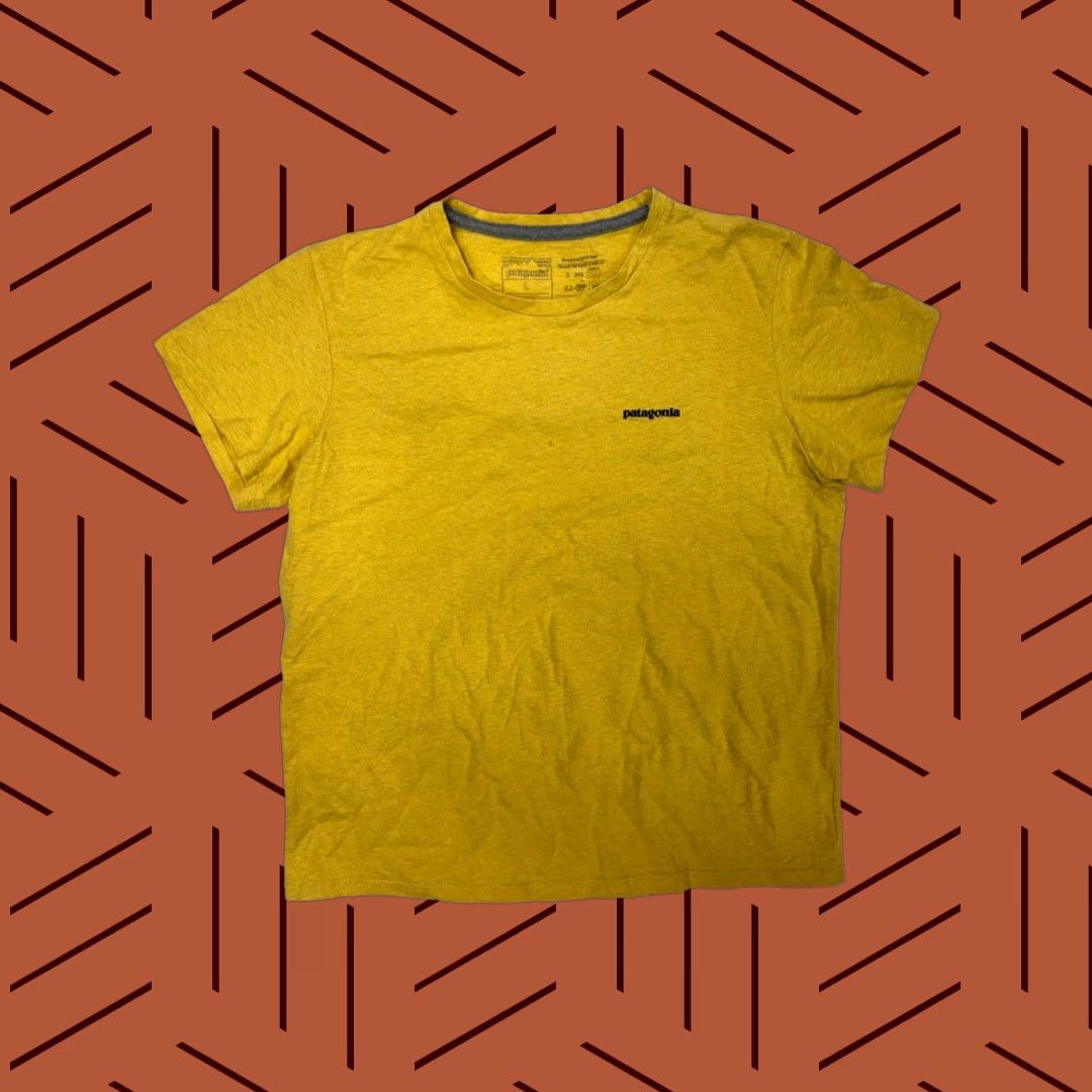 Patagonia Patagonia Responsibili-Tee T-Shirt Logo Short Sleeve Men L Yellow Size US L / EU 52-54 / 3 - 1 Thumbnail