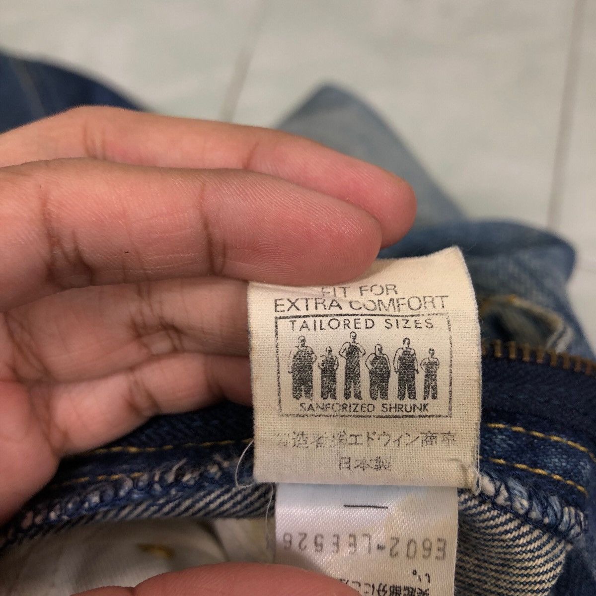 Japanese Brand 🔥Vintage Denim Jeans Lee Rider Biker Size US 32 / EU 48 - 25 Thumbnail