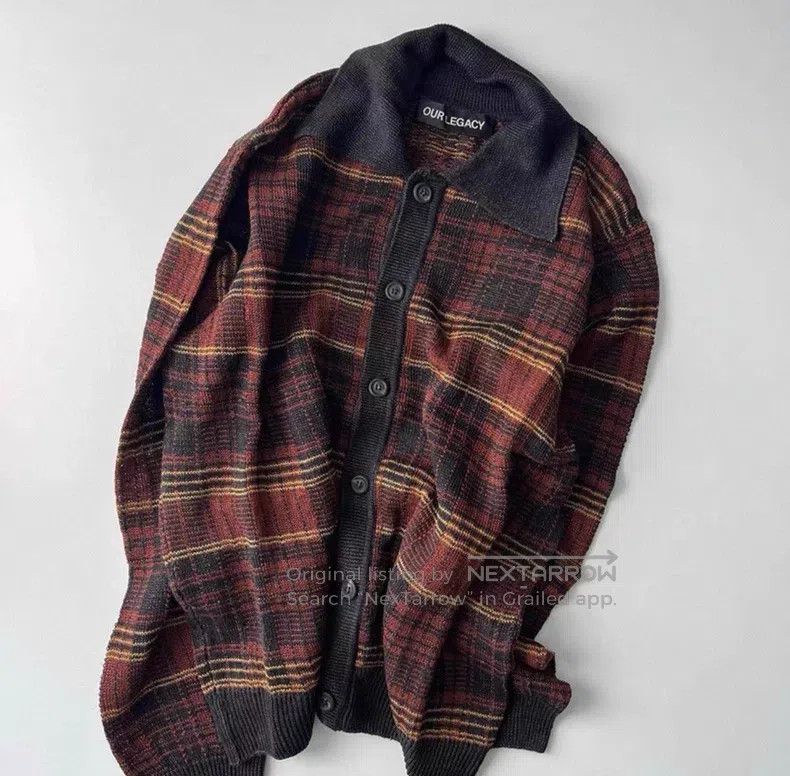 Our Legacy Our Legacy Point Collar Plaid Single Breasted Long Sleeve Size US S / EU 44-46 / 1 - 1 Thumbnail