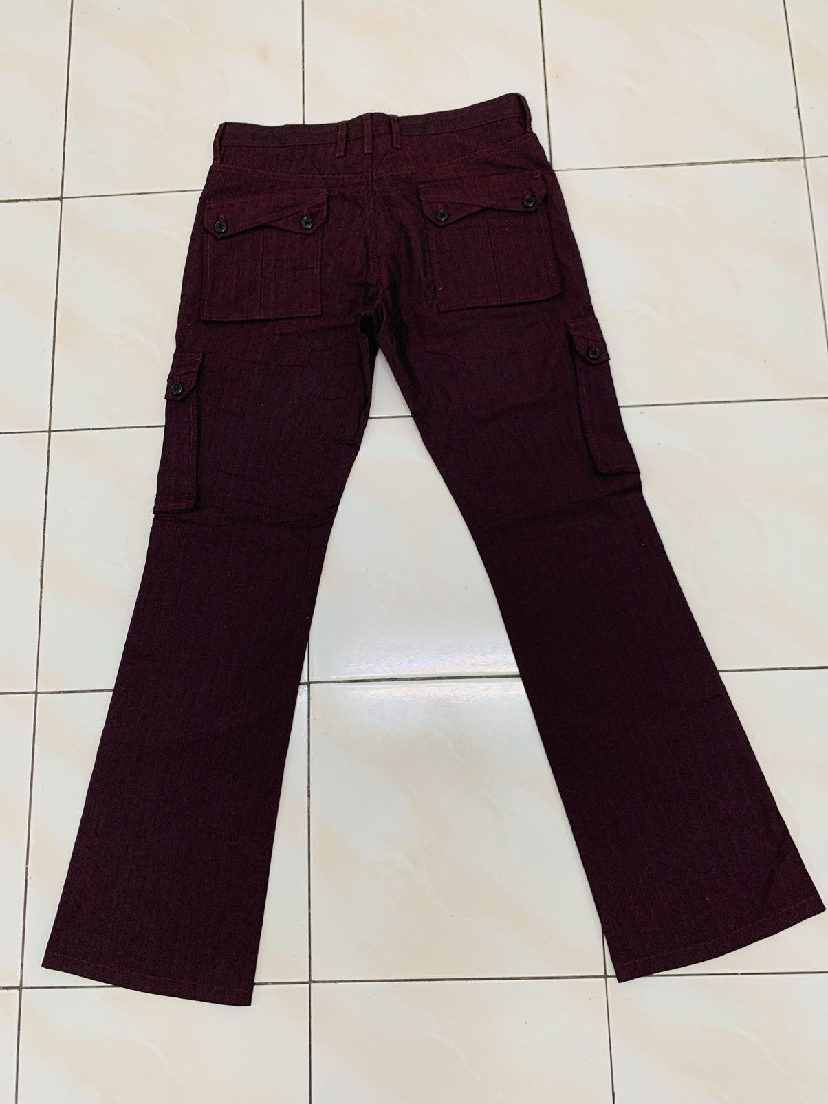 Designer × Michel Klein Michel Klein Cargo Multipocket Flare Pants Size US 31 - 7 Thumbnail