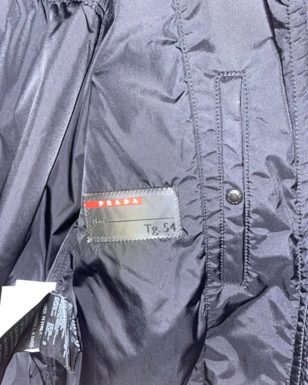 Prada GORE TEX SHEARLING COLLAR BOMBER JACKET Size US L / EU 52-54 / 3 - 5 Thumbnail