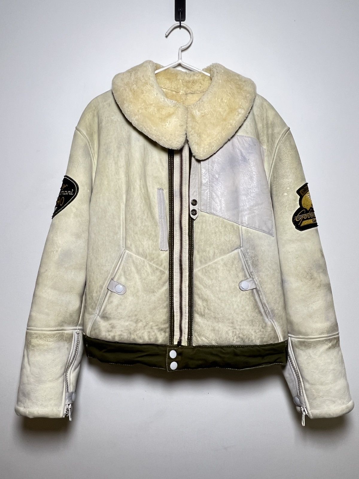 Giorgio Armani Emporio Armani shearling aviator jacket archive vintage Size US M / EU 48-50 / 2 - 3 Thumbnail