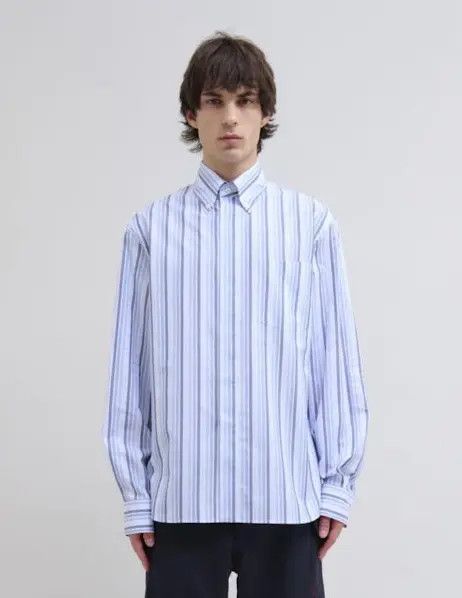 Marni o1w1db11025 Shirt in Blue Size US L / EU 52-54 / 3 - 1 Thumbnail