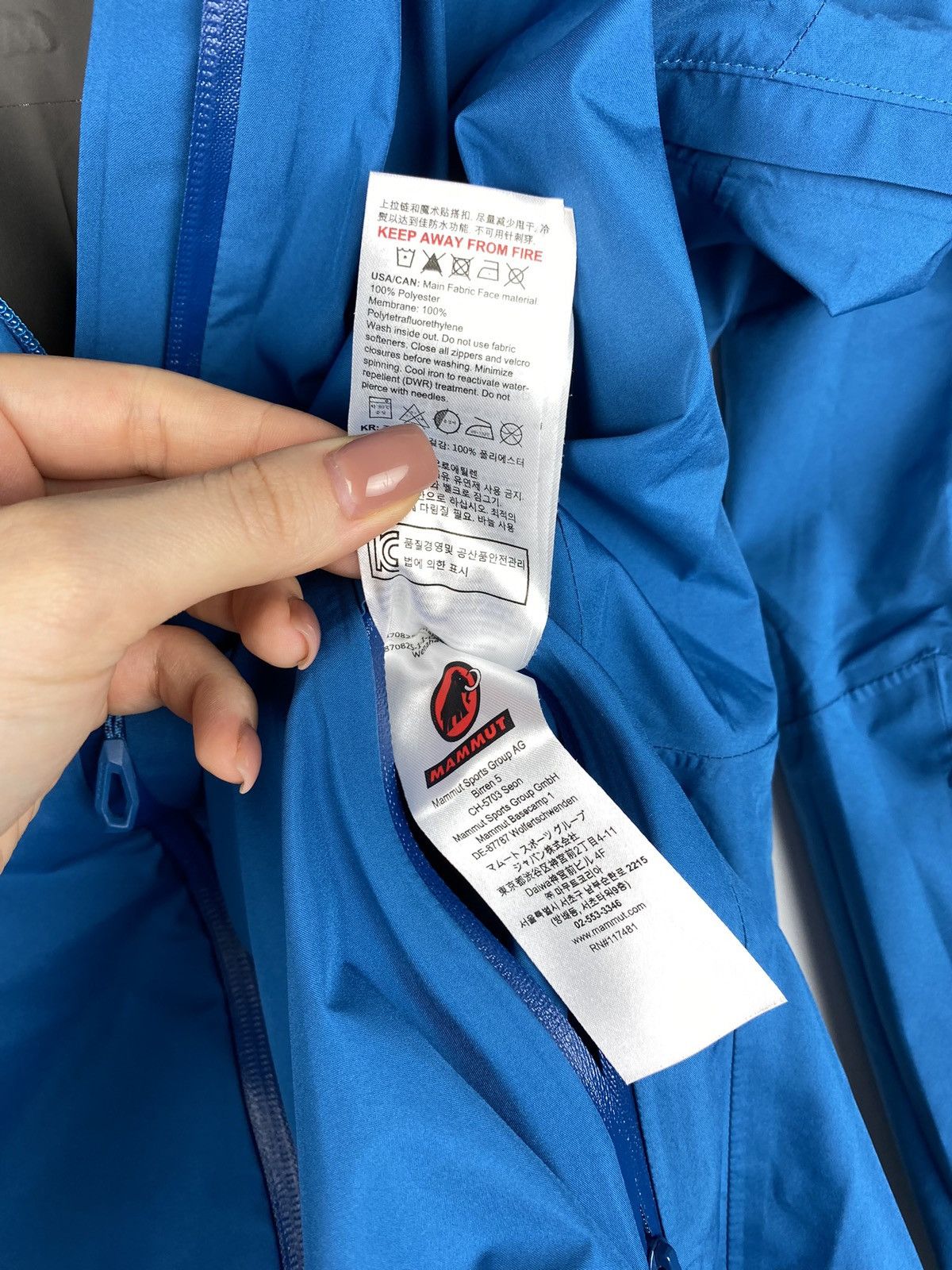 Mammut Mammut ladies Wenaha Gore Tex jacket size S Size S / US 4 / IT 40 - 20 Thumbnail