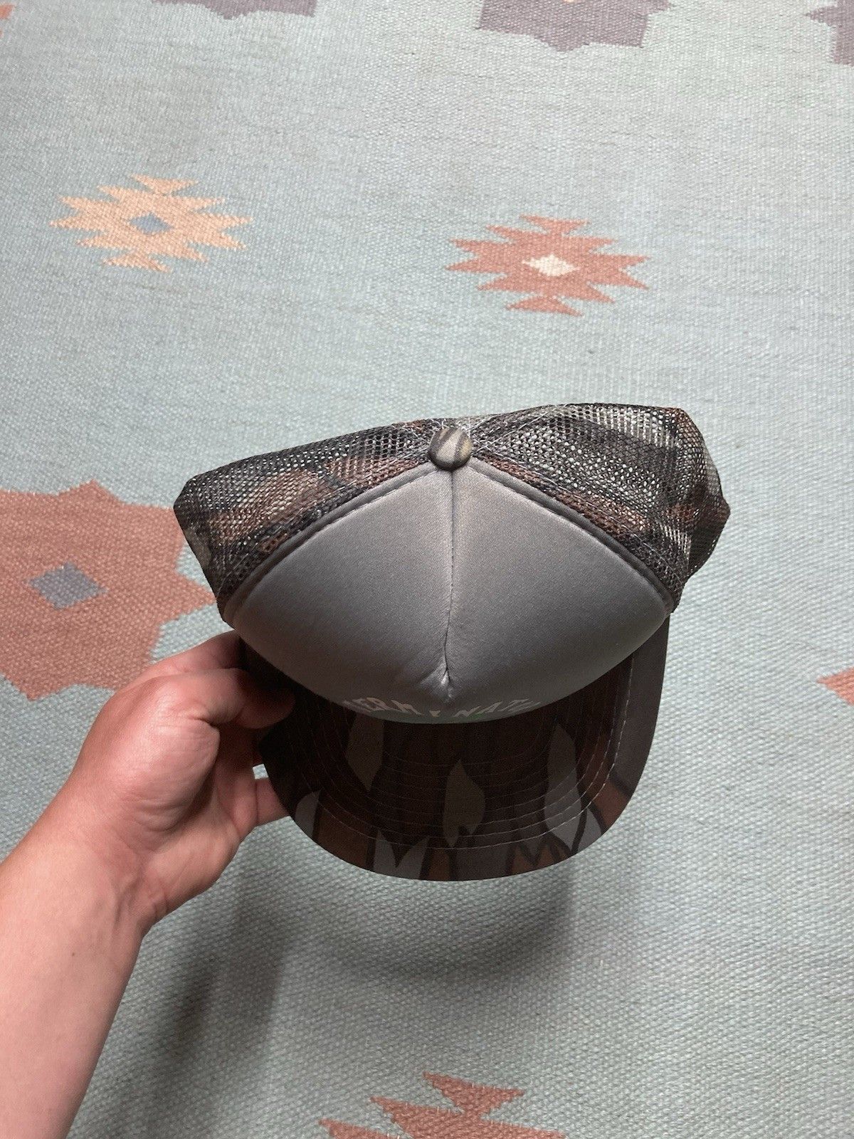 Vintage trucker hat terminator archery Trebark camo hunting camoufla Size ONE SIZE - 3 Thumbnail