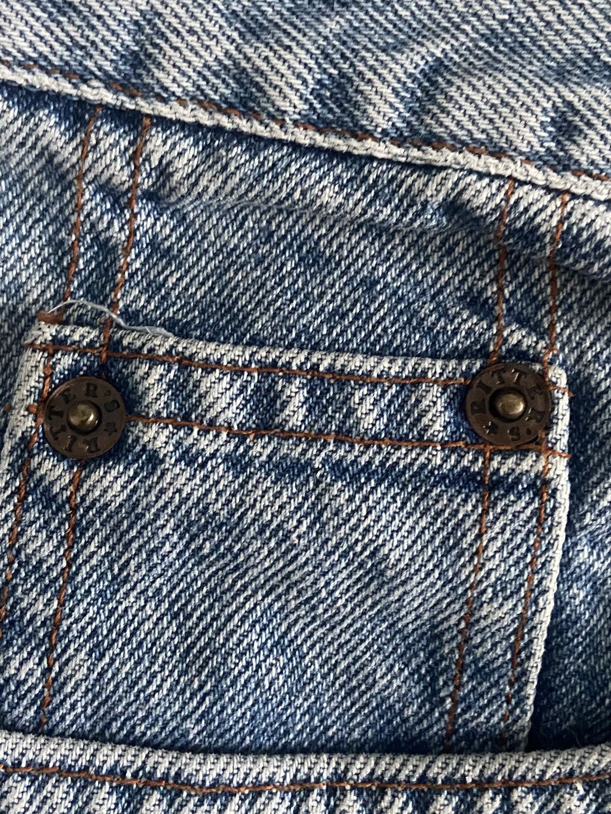 Other Vintage Ritter’s Blue Jeans Made in Italy Heavyweight Denim Size 30" / US 8 / IT 44 - 10 Thumbnail