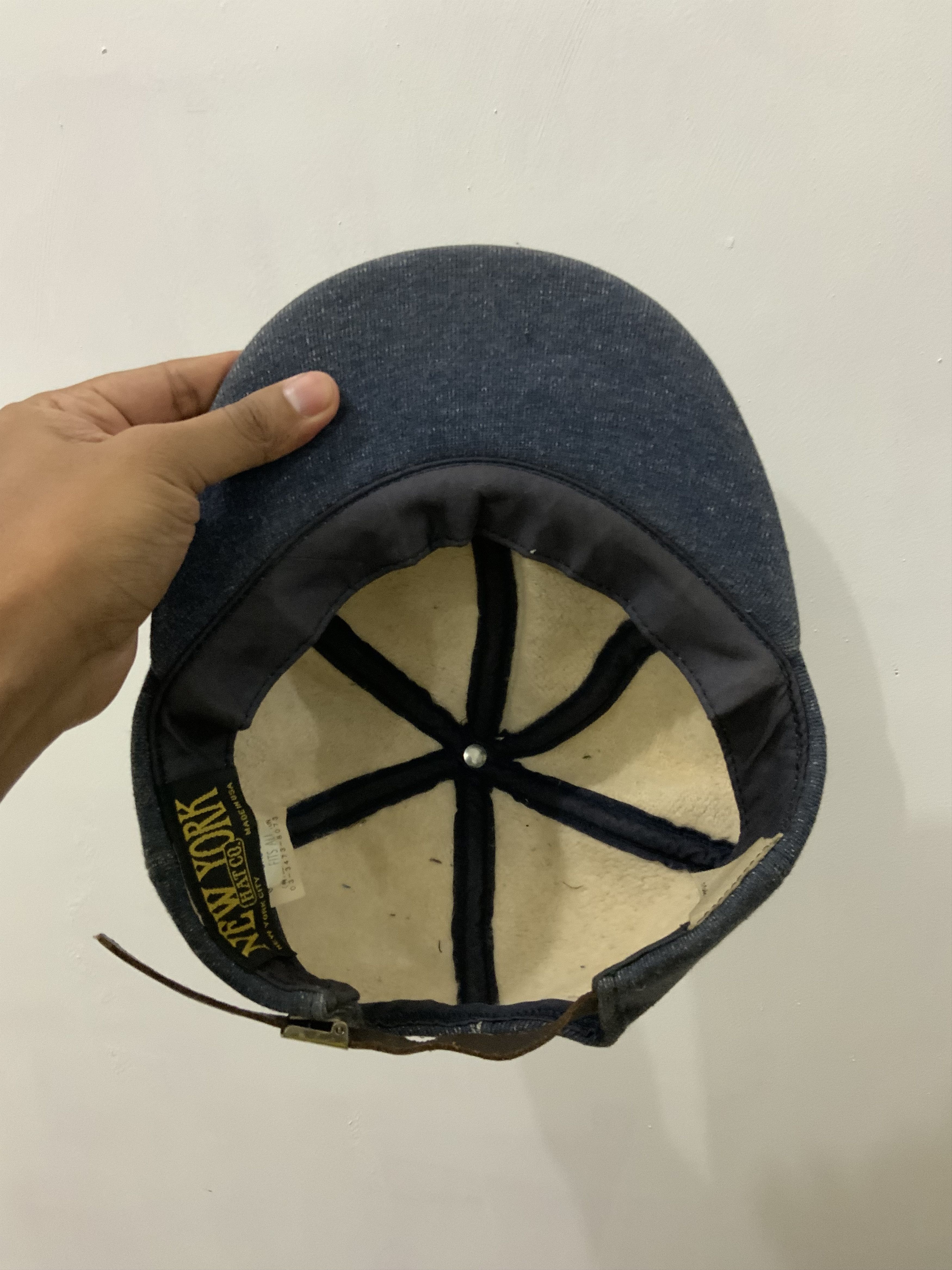 If Only Was True New York Hat & co Indigo Hat Size ONE SIZE - 7 Thumbnail