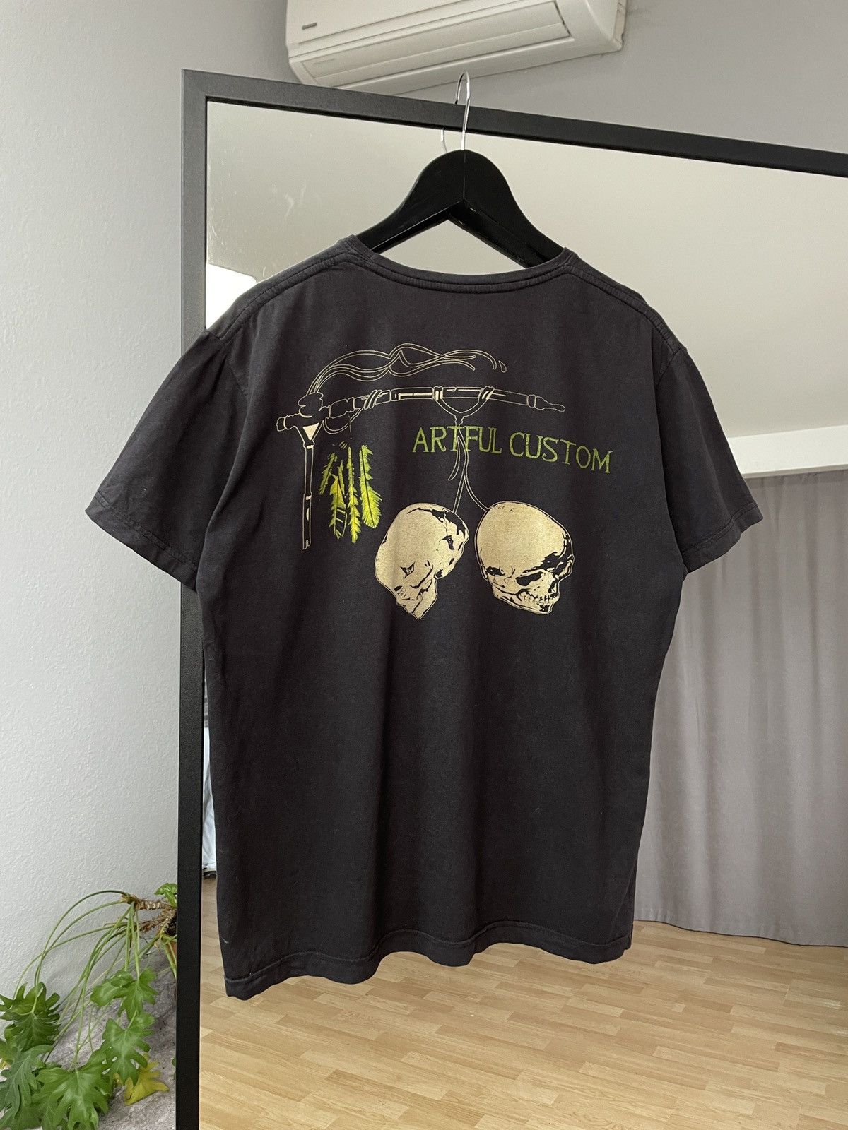 Ed Hardy × Vintage Vintage Y2K Affliction Over Printed Tee Skull T-shirt Size US M / EU 48-50 / 2 - 7 Thumbnail