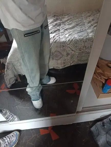 Other Vibe Style Zipper Retro Washed Baggy Men Flare Jeans Size US 36 / EU 52 - 3 Thumbnail