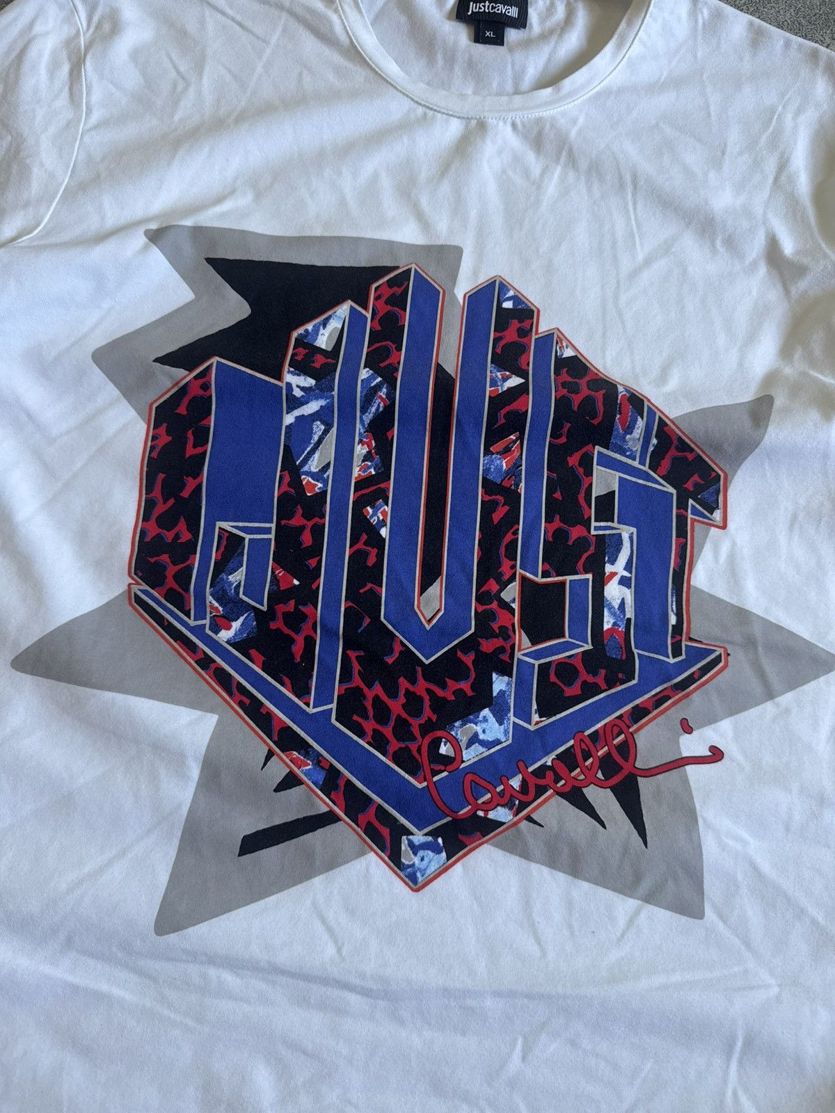 Just Cavalli Just Cavalli XL/size big logo Tee T-shirts luxury casual Size US XL / EU 56 / 4 - 12 Thumbnail