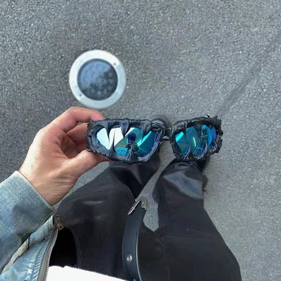 Electric Visual Rare Street ins style custom avant-garde sunglasses Size ONE SIZE - 1 Thumbnail
