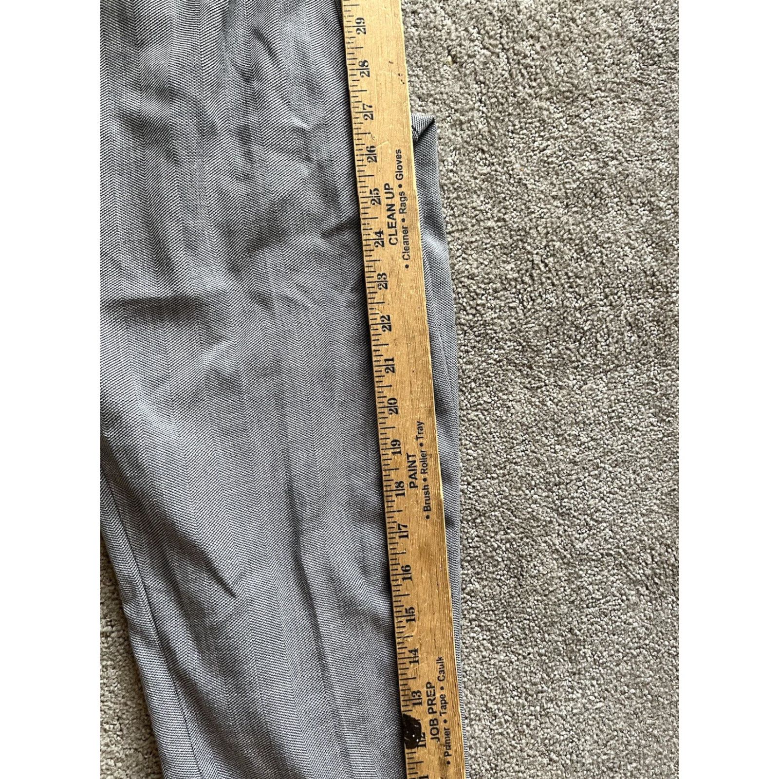 Zara ZARA Women’s Dress Pants Size 2 Gray Solid Mid Rise Stretch Size 26" / US 2 / IT 38 - 6 Thumbnail