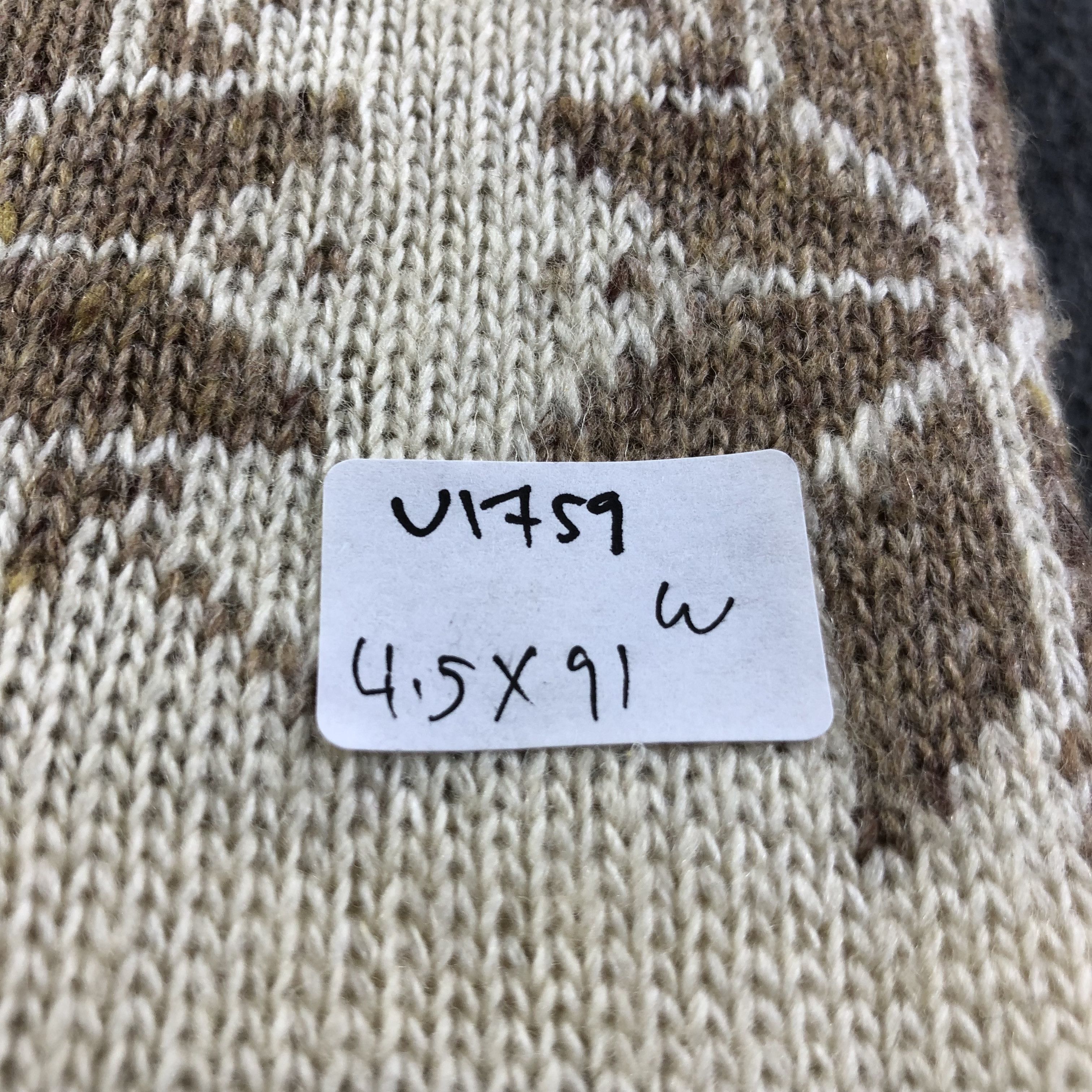 Burberry Burberry Cable Knit Blue Label Wool Scarf Muffler V1759 Size ONE SIZE - 5 Thumbnail