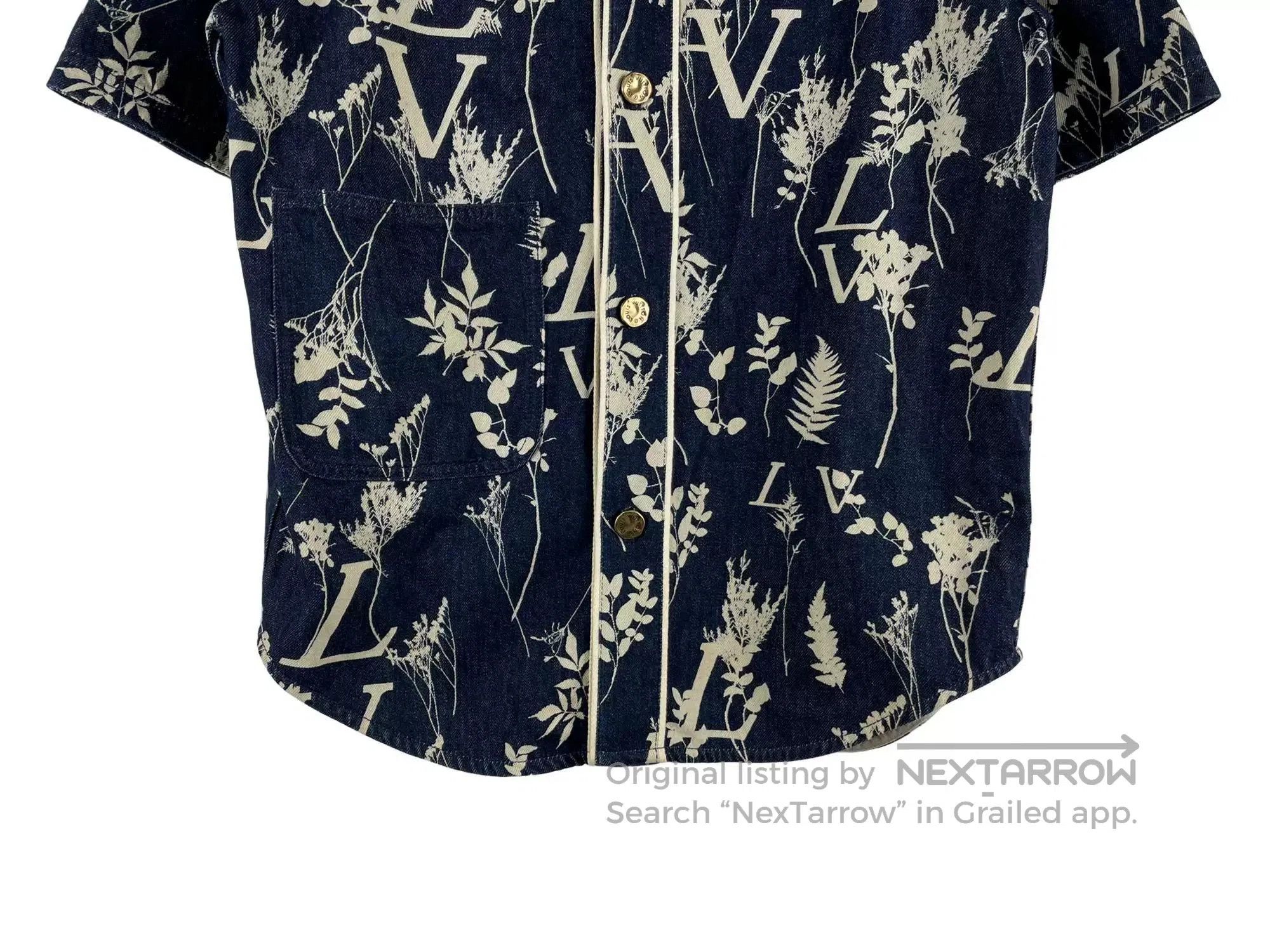 Louis Vuitton Louis Vuitton Wheat Ear Denim Shirt. Size US XS / EU 42 / 0 - 4 Thumbnail