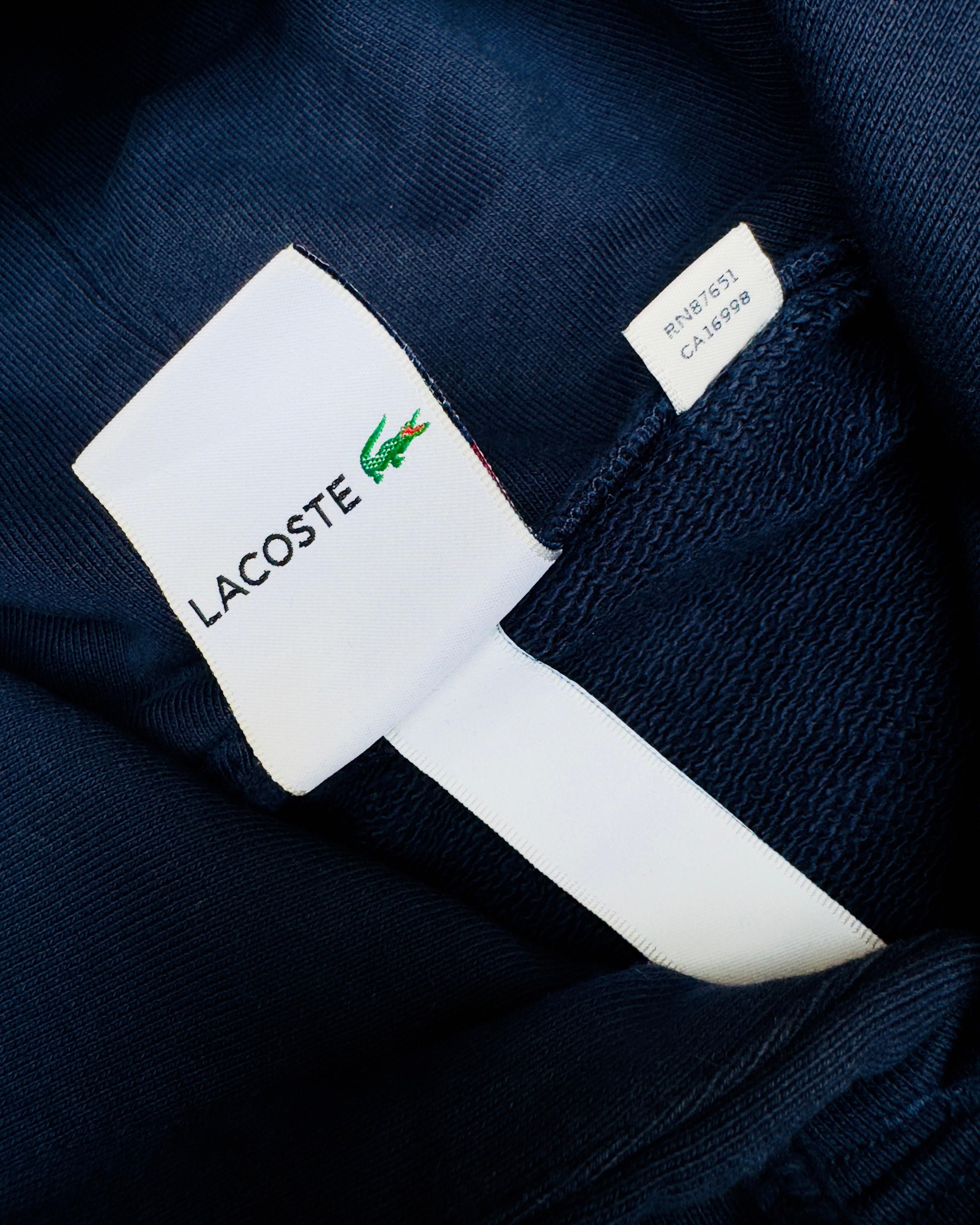 Lacoste × Supreme SUPREME X LACOSTE PANEL HOODIE FW19 Size US M / EU 48-50 / 2 - 4 Thumbnail