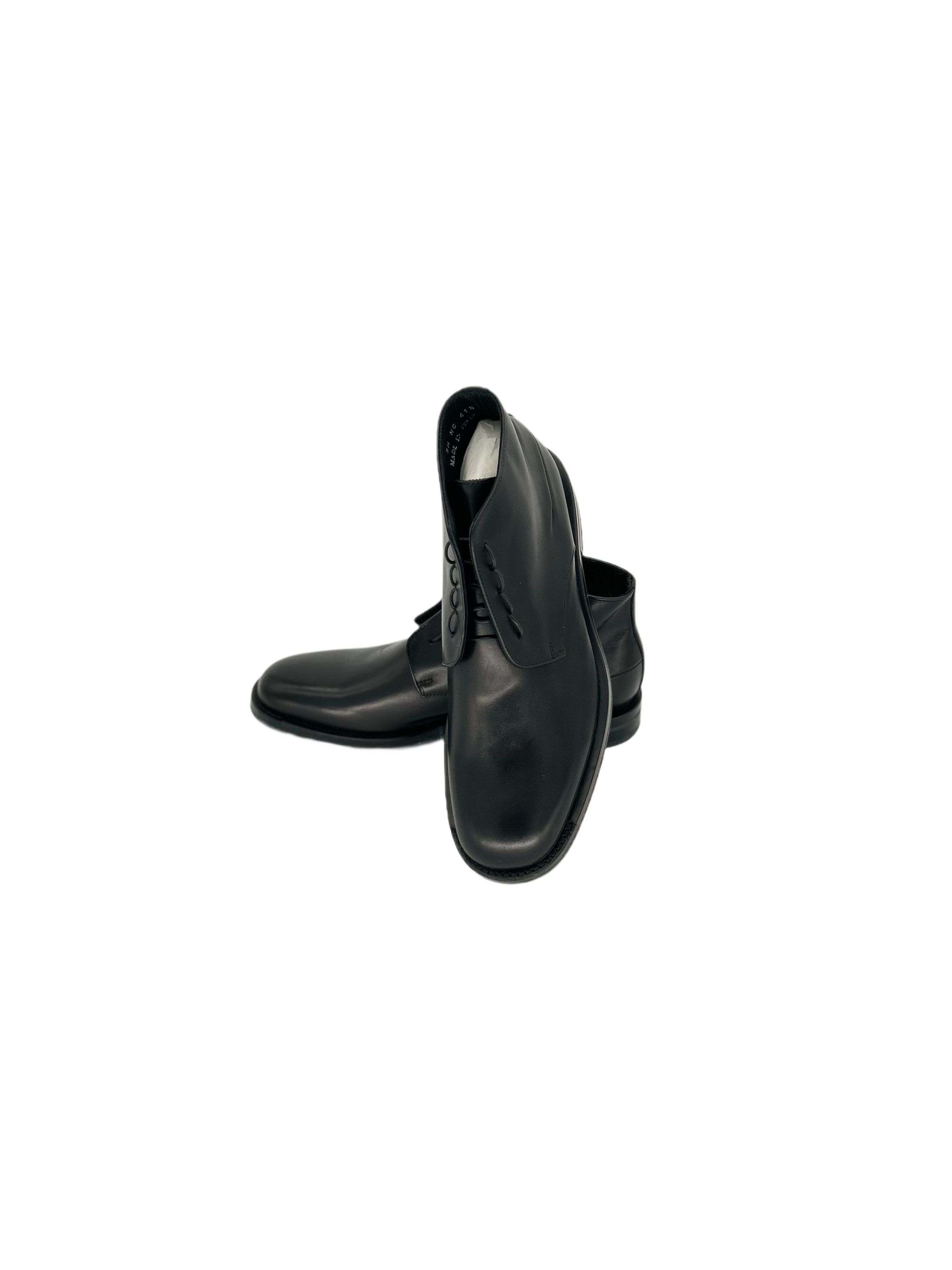 Dior Dior Homme Black Derby Lace Up Boot With 'Scar' Details Size US 7.5 / EU 40-41 - 3 Thumbnail