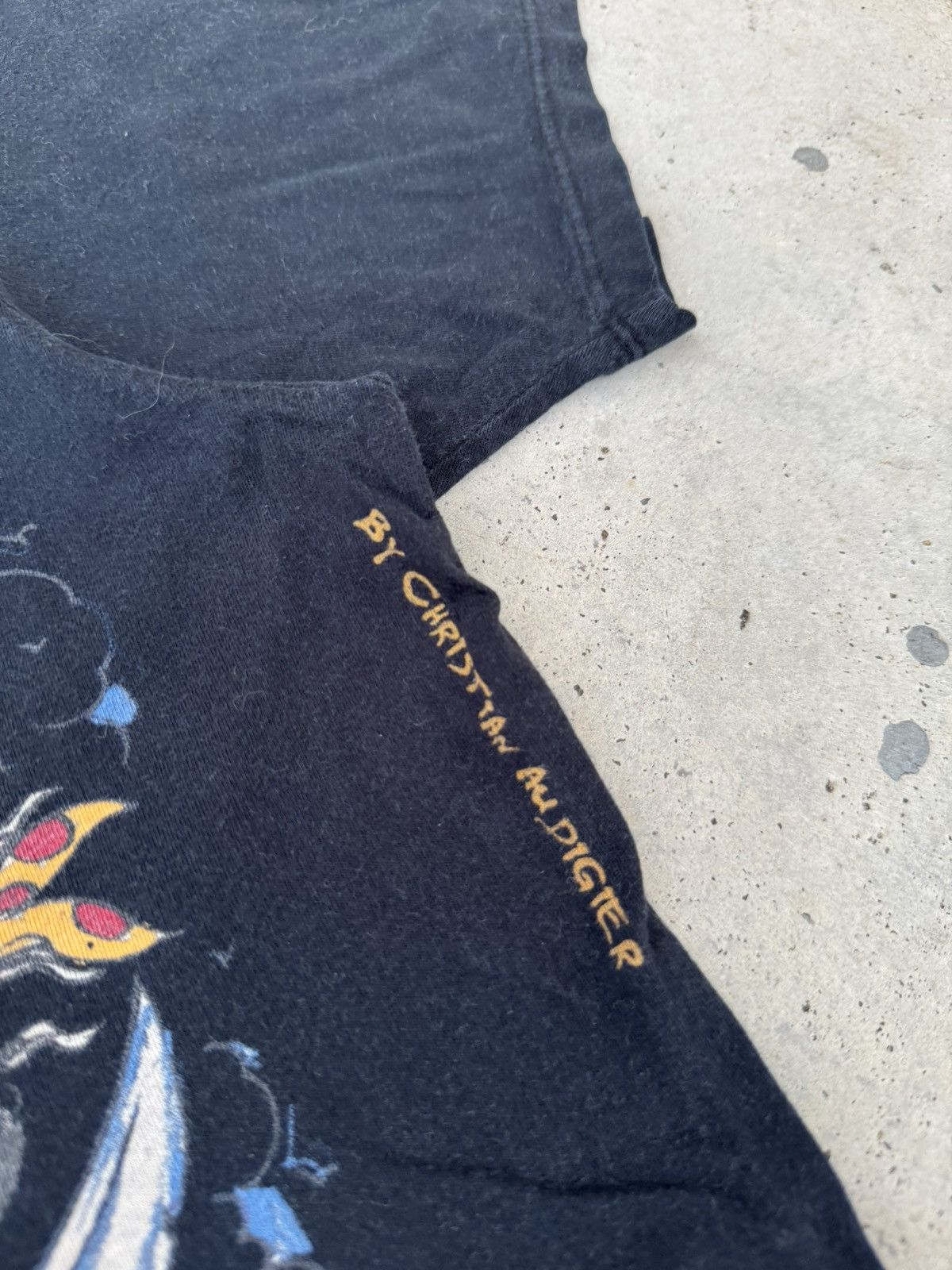Christian Audigier Vintage Ed Hardy By Christian Audigier Demon Pirate T-Shirt Size US L / EU 52-54 / 3 - 6 Thumbnail