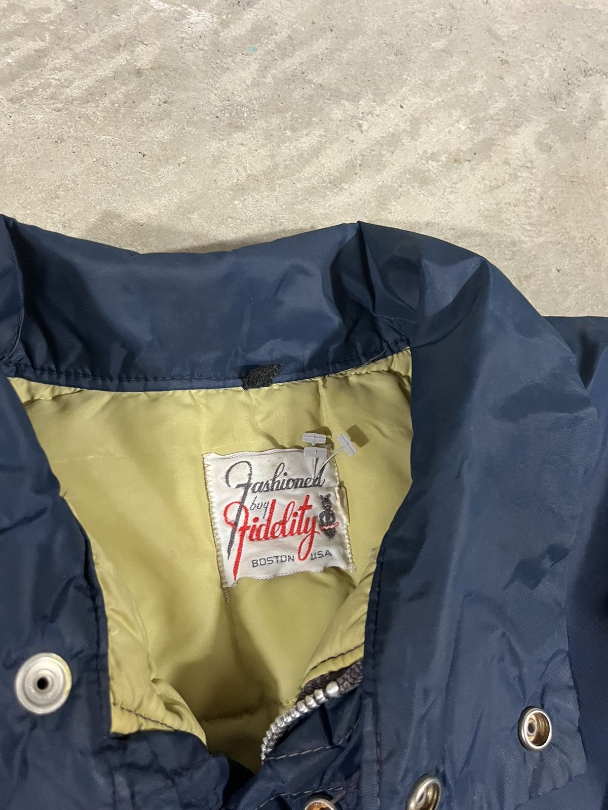 Vintage Vintage 60s Insulated Blue Windbreaker Jackey Size US XL / EU 56 / 4 - 3 Thumbnail
