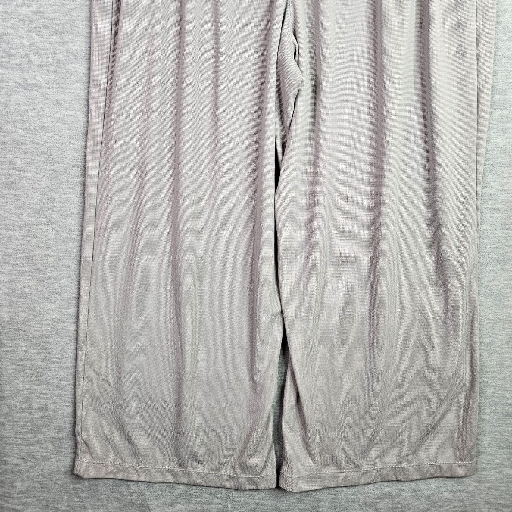 Vintage Halara Womens Wide-Leg Pants Size 1X Gray Pleated Stretch Pants Womens Plus Size 1X Gray Halara wide-leg pants Size 40" / US 18 - 4 Thumbnail