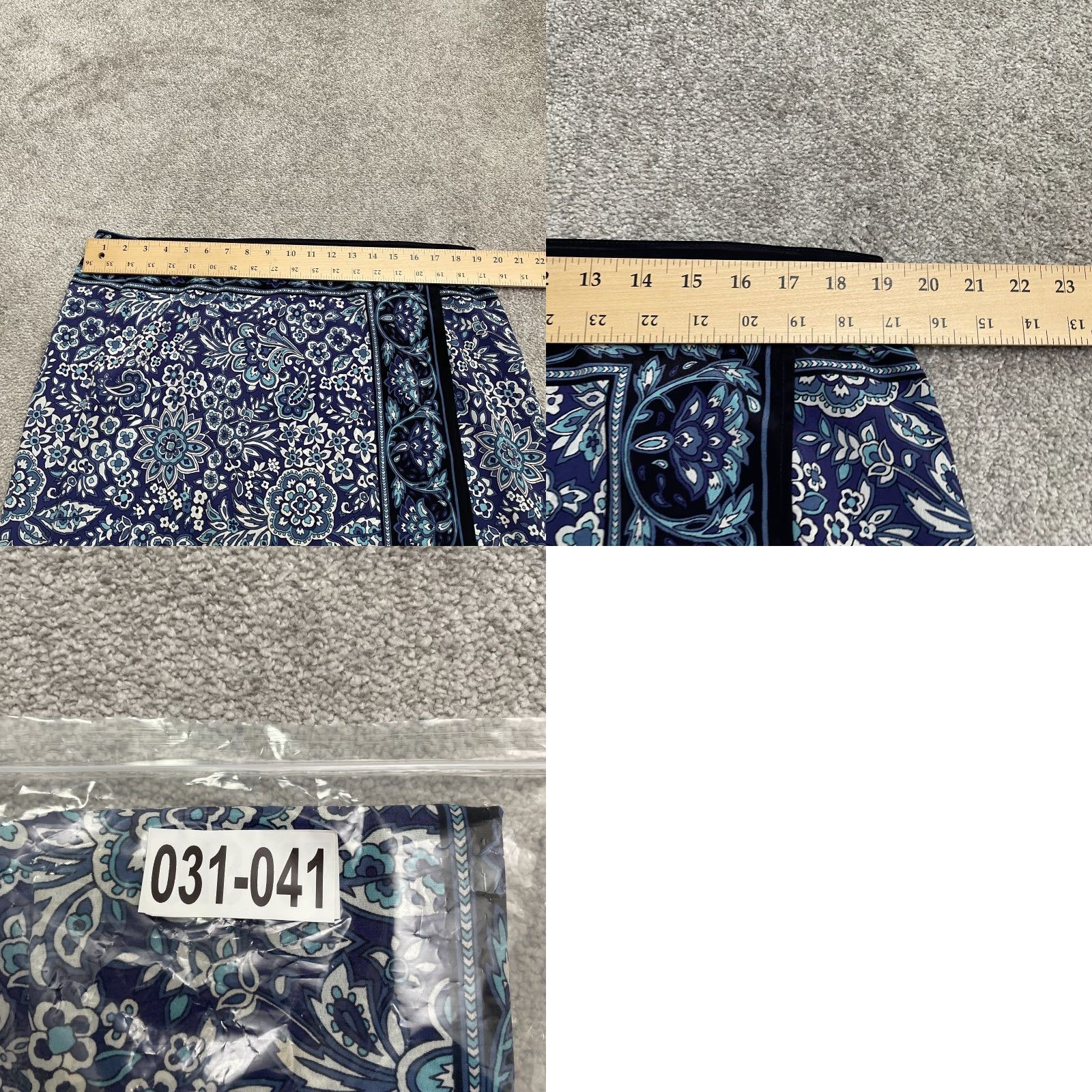 Vintage Sag Harbor Maxi Long Skirt Womens 14 Multi Paisley Floral Casual Summer 38x32 Size 36" / US 14 / IT 50 - 8 Thumbnail
