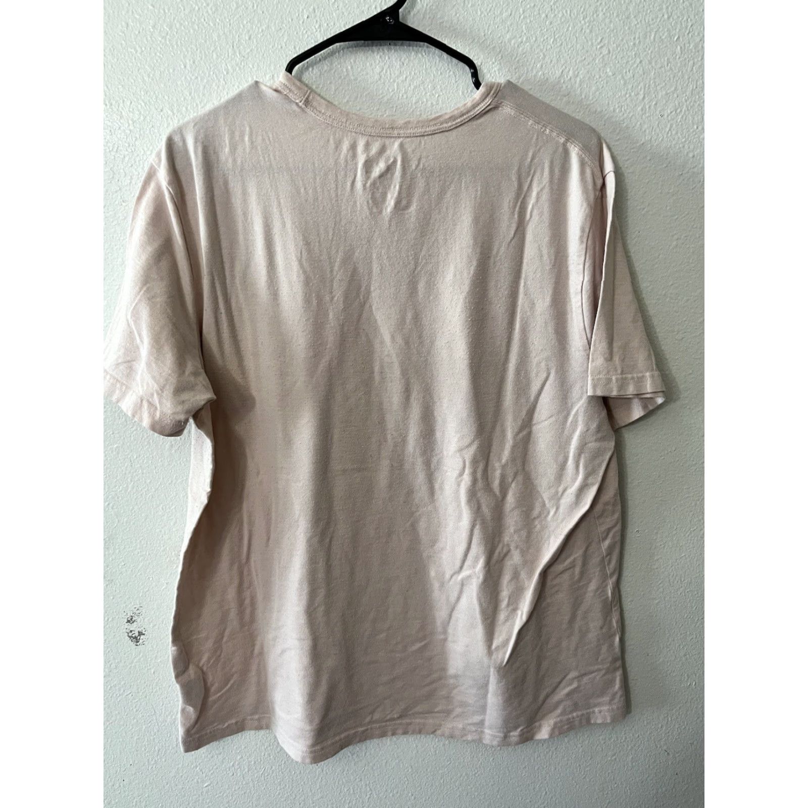 Lee Lee Men's Large Pink Solid Short Sleeve Crew Neck T-Shirt Cotton Blend Size US L / EU 52-54 / 3 - 3 Thumbnail