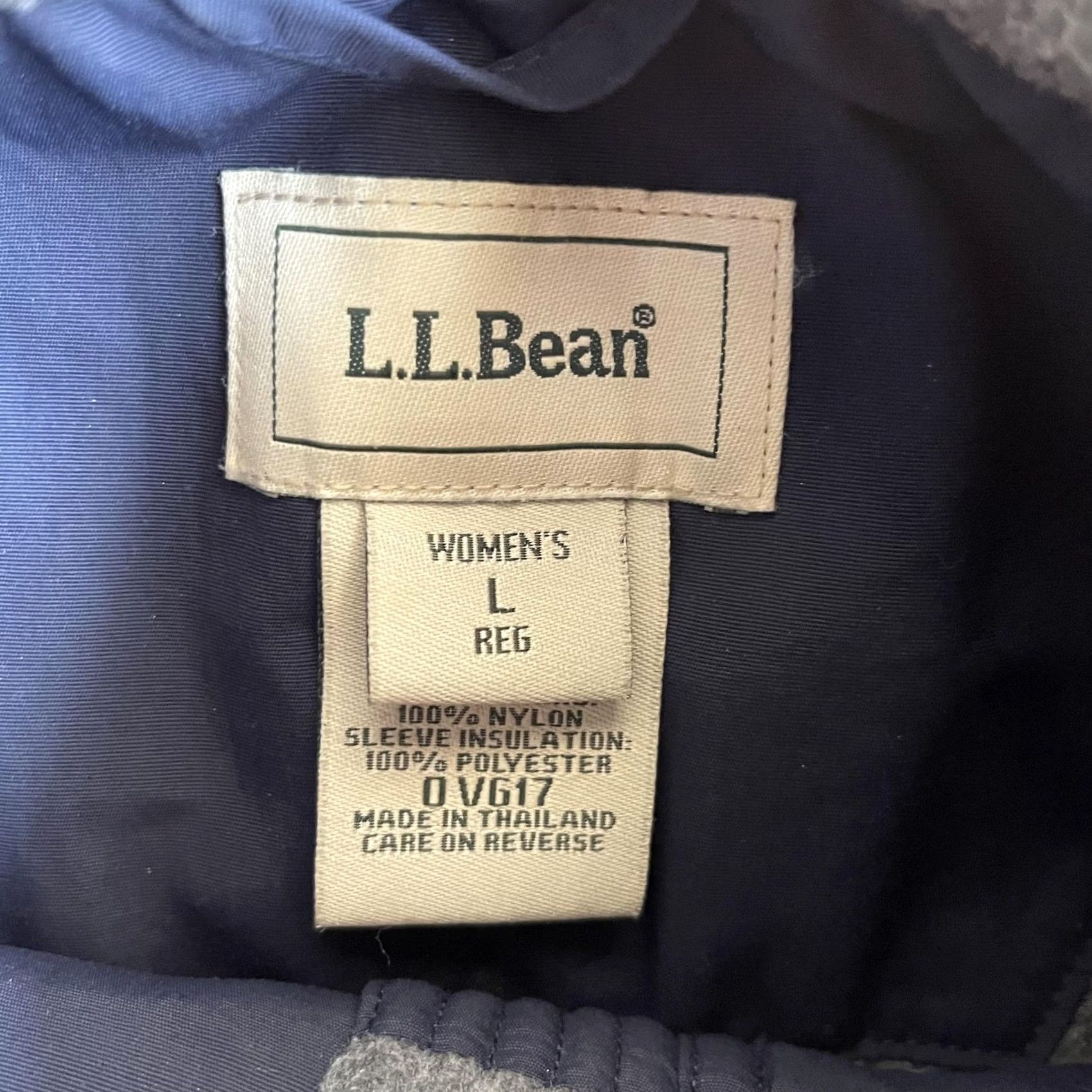 Vintage L.L. Bean Jacket Womens L Blue Pepsi PBG Northeast BU Full Zip Insulated Size L / US 10 / IT 46 - 4 Thumbnail