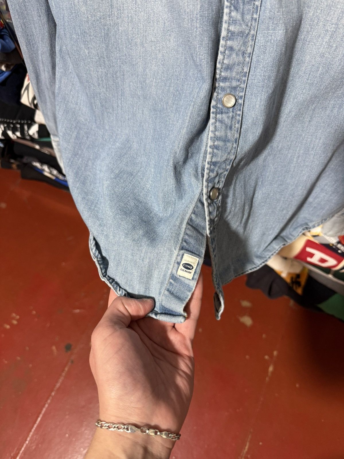 Levi's Vintage Levi's Denim Jeans Button Long Sleeve Shirt Y2K Hype Size US XL / EU 56 / 4 - 7 Thumbnail