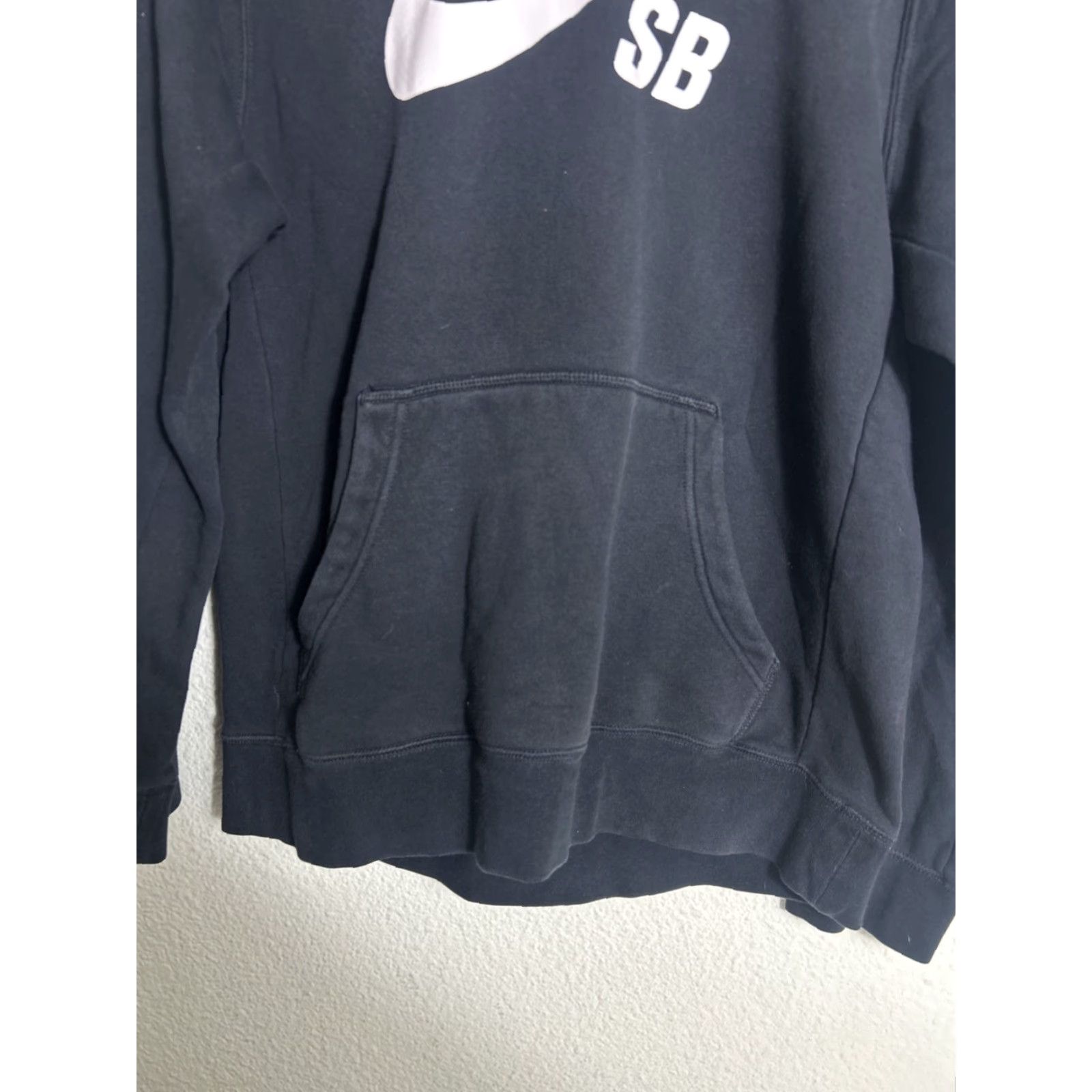 Nike Nike SB Icon Hoodie Men L Black Pullover Fleece Logo Graphic Print Cut Crew Neck Pockets Skateboarding Size US L / EU 52-54 / 3 - 3 Thumbnail